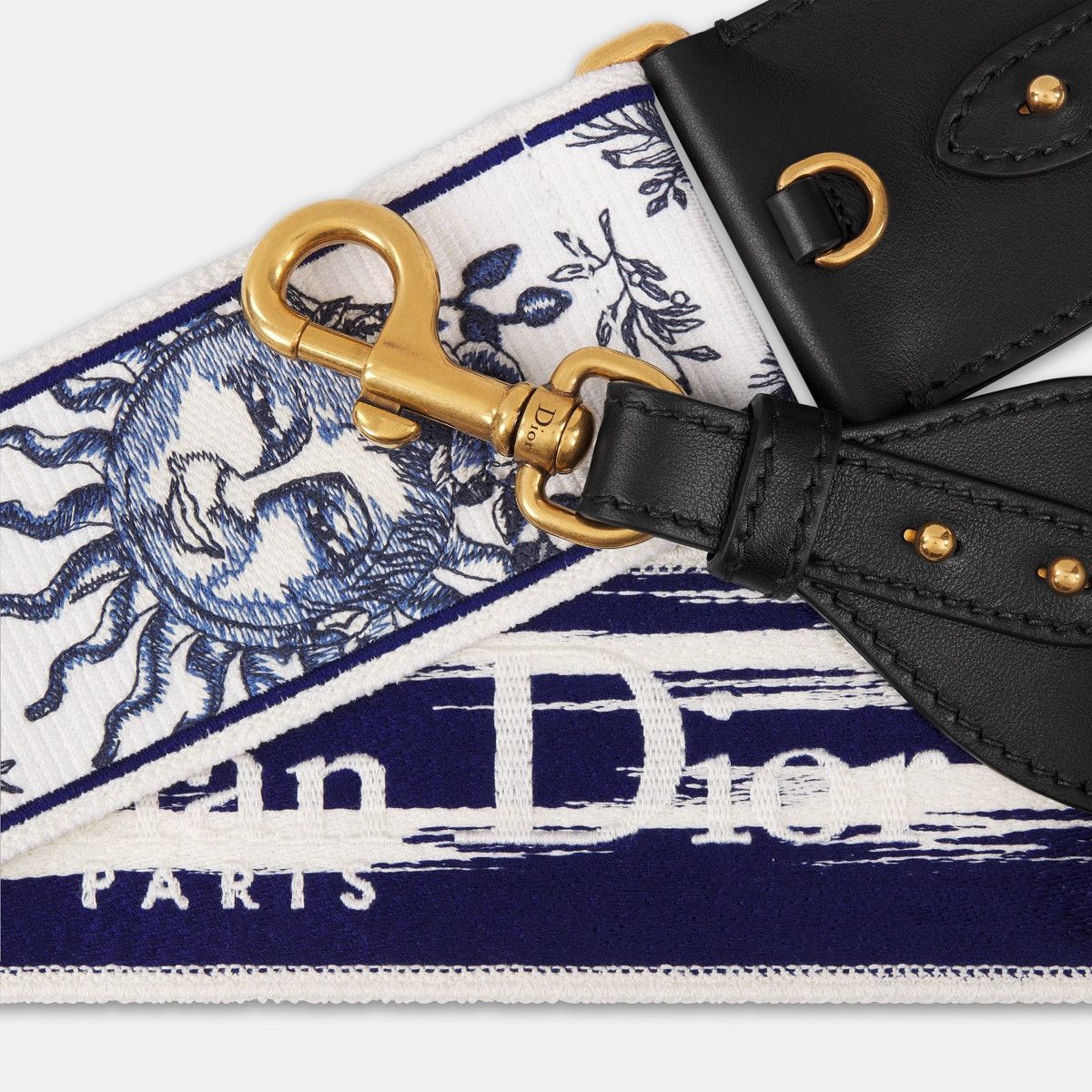 Dior o1bcso1str0226 Size:OS/Shoulder Strap in White/Nevy Blue Size ONE SIZE - 3 Thumbnail