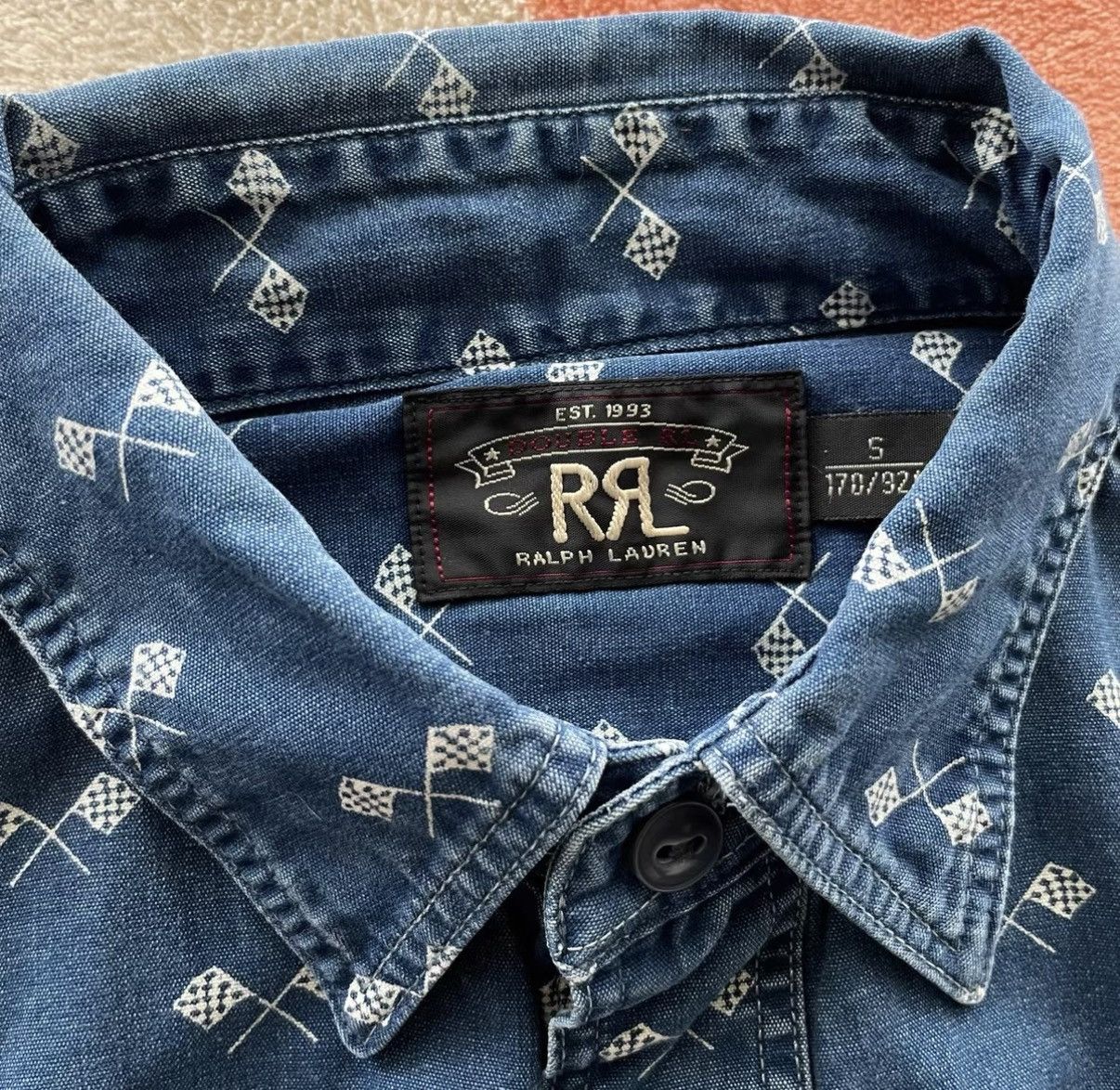 Ralph Lauren RRL Ralph Lauren Indigo Workwear Short Sleeve K22 Size US S / EU 44-46 / 1 - 4 Thumbnail
