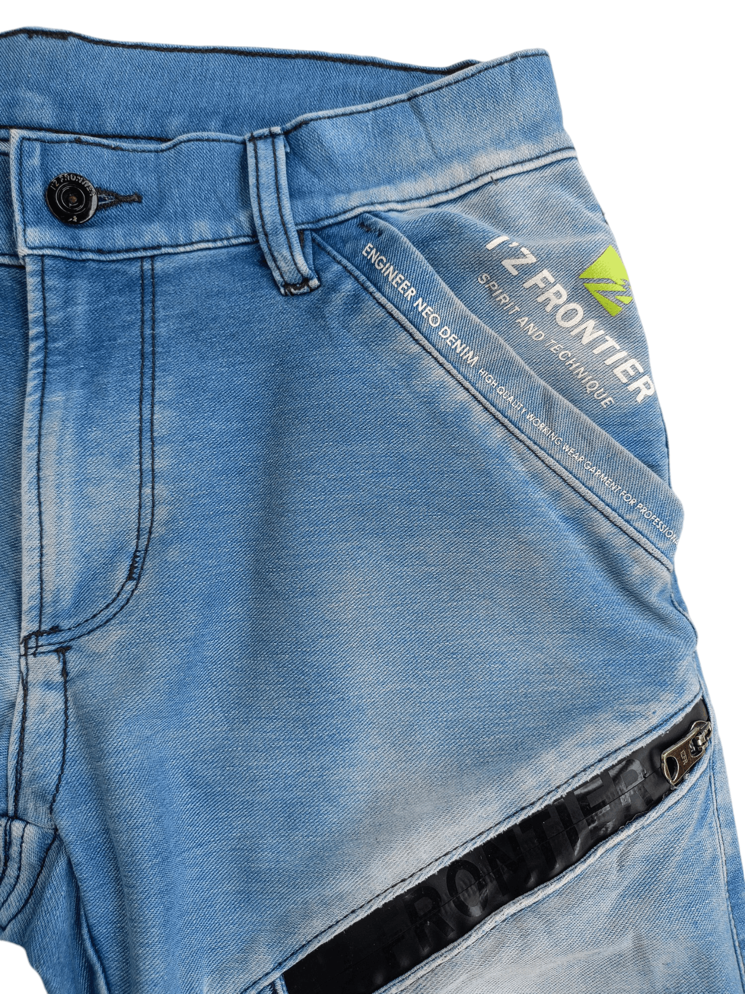Japanese Brand × Vintage I'Z FRONTIER Neo Engineer Vintage Streetwear Denim Size US 29 - 3 Thumbnail