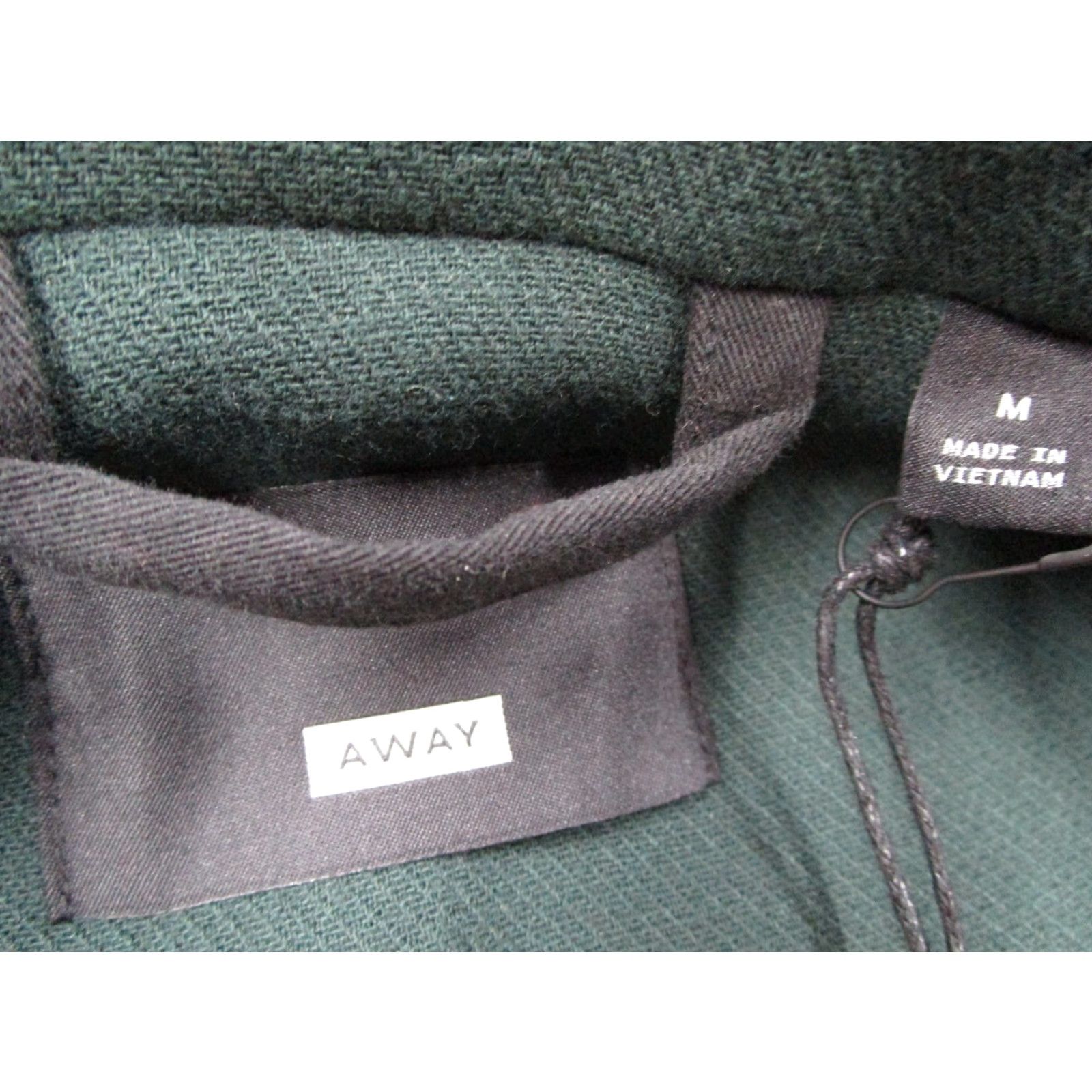 Vintage Away Travel Jacket Mens Medium Green Snap Front Shacket Travel Work Bomber Shirt Outdoor Zipped Pockets Size US M / EU 48-50 / 2 - 2 Thumbnail