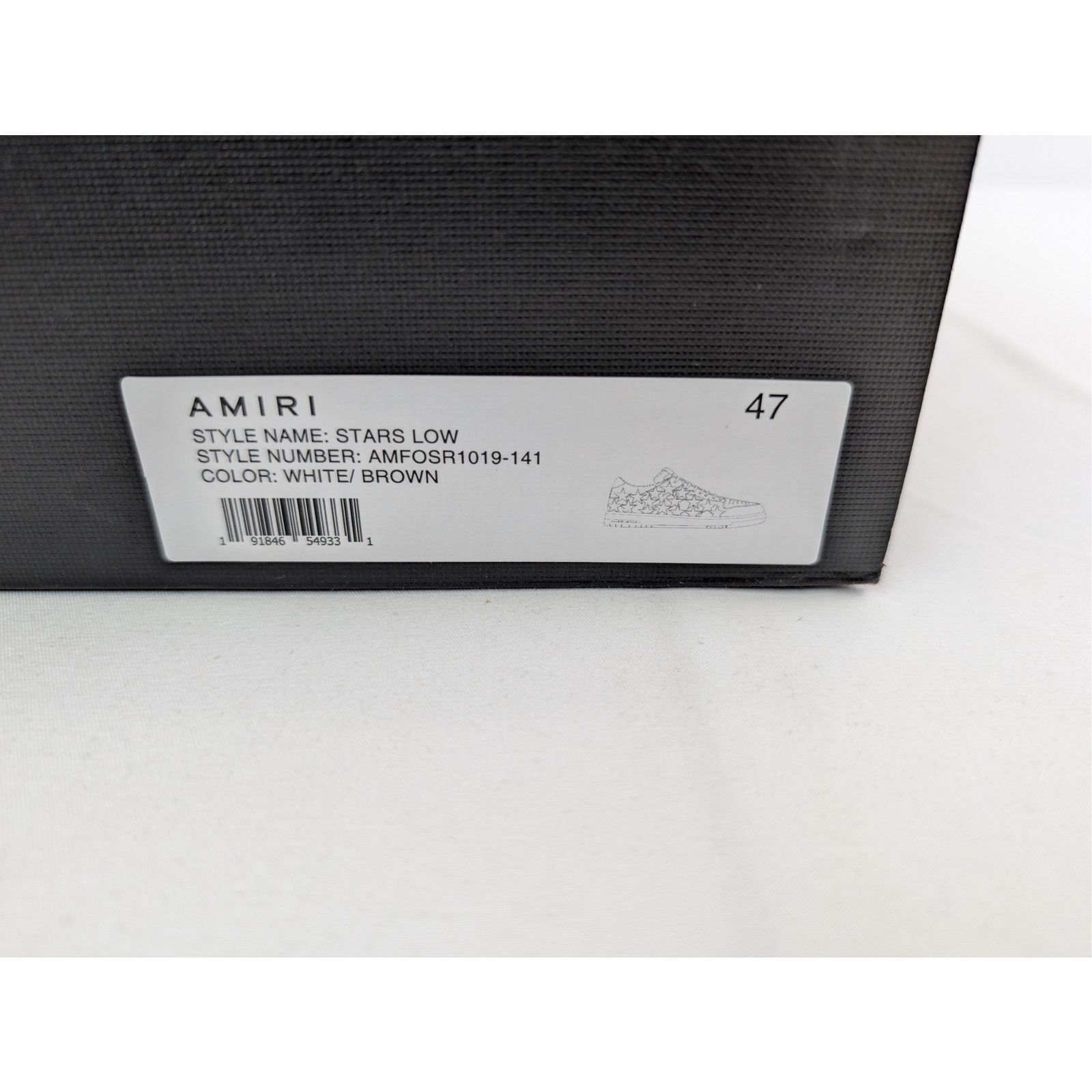 Amiri o1rshd1 Stars Low top sneakers in White/Brown 47 Size US 14 / EU 47 - 21 Thumbnail