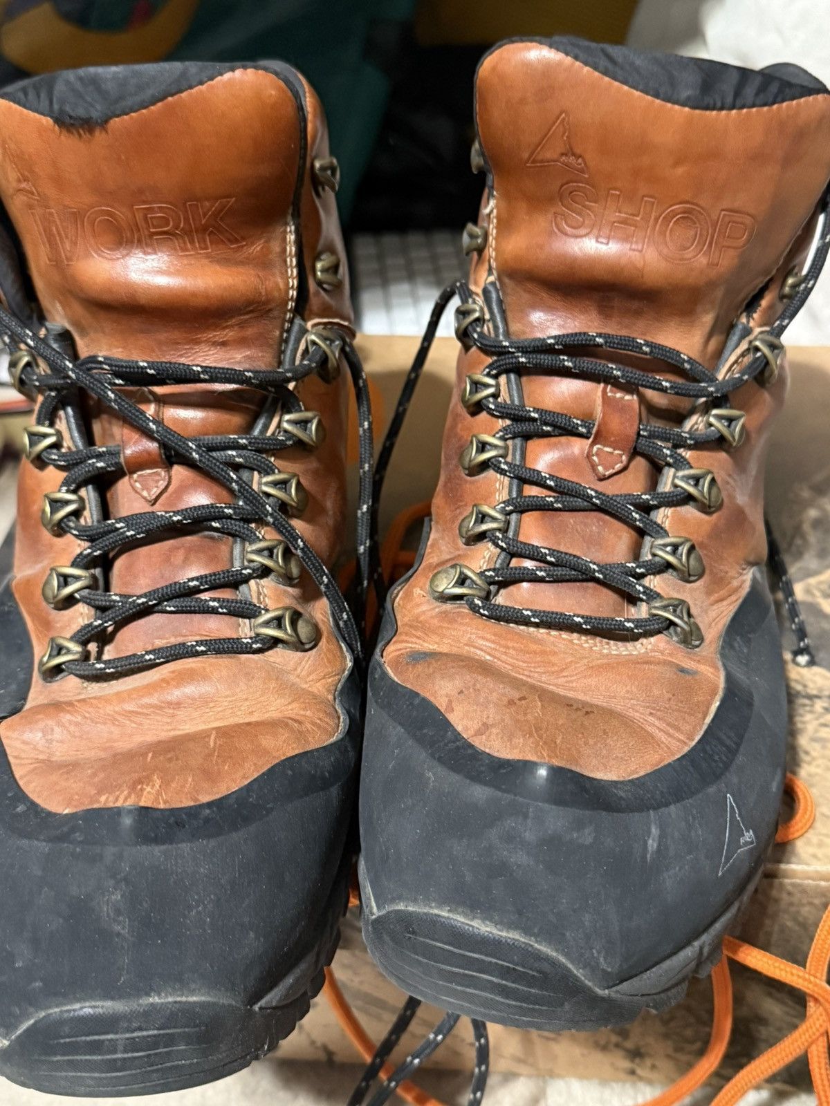 Our Legacy × ROA Roa x Our Legacy Work Shop Andreas Boot Brown Leather Hike Size US 10.5 / EU 43-44 - 2 Thumbnail