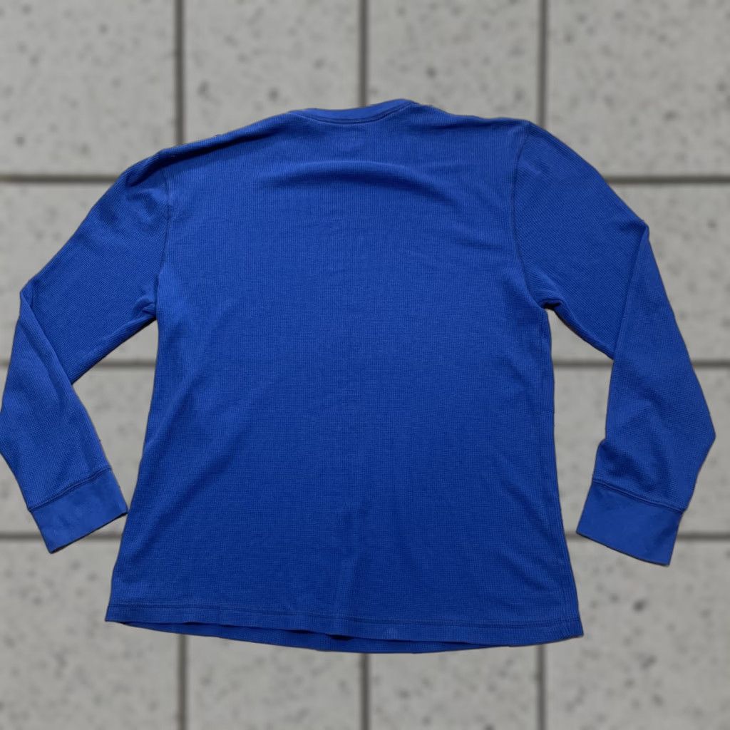 Old Navy Old Navy Tee Shirt Men XL Blue Crew Neck Thermal Pique Knit T-Shirt Basic Classic Size US XL / EU 56 / 4 - 1 Thumbnail