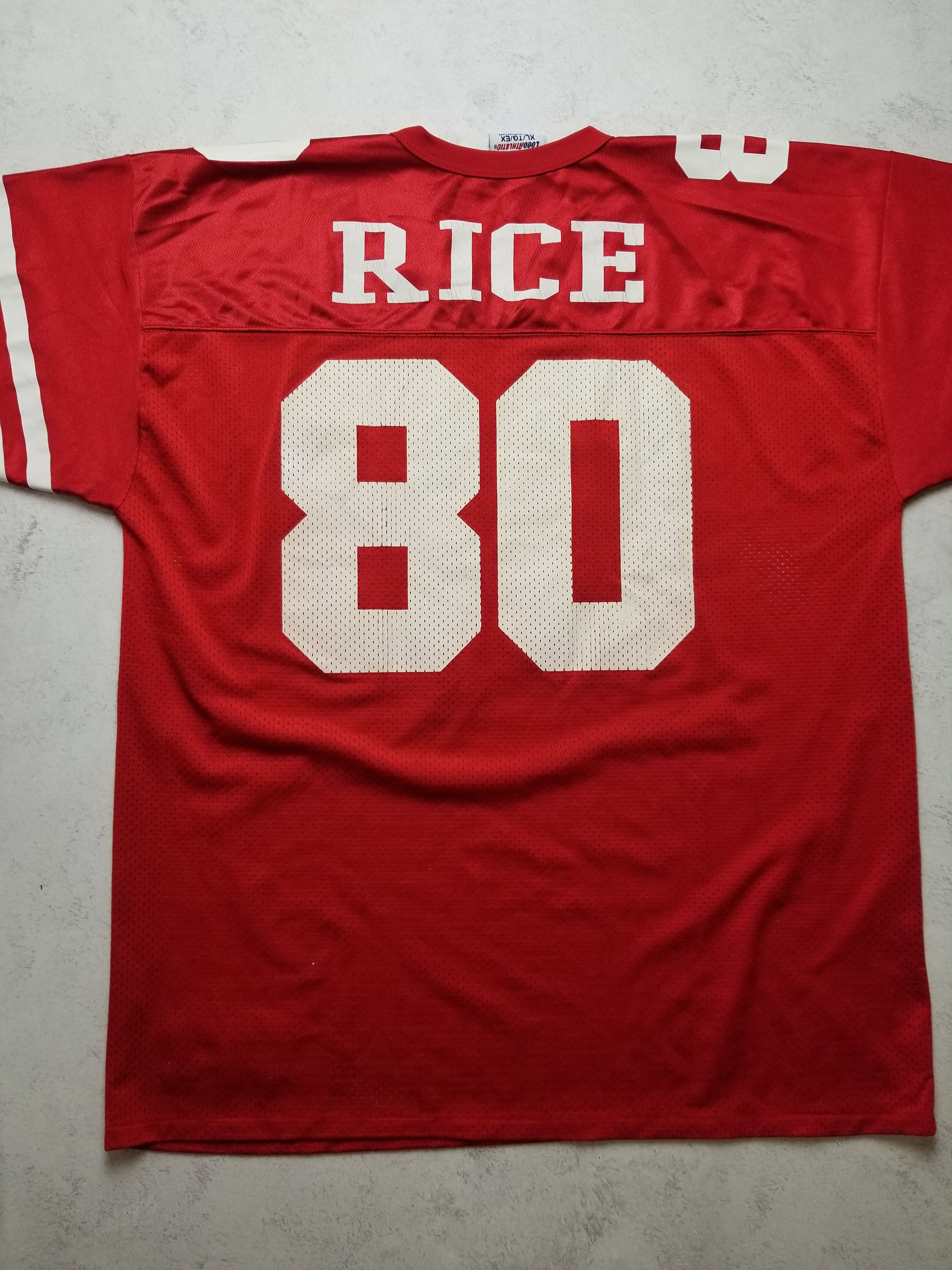 Logo Athletic VTG 80-90s NFL San Francisco 49ers Jerry Rice Jersey Size US XL / EU 56 / 4 - 7 Thumbnail