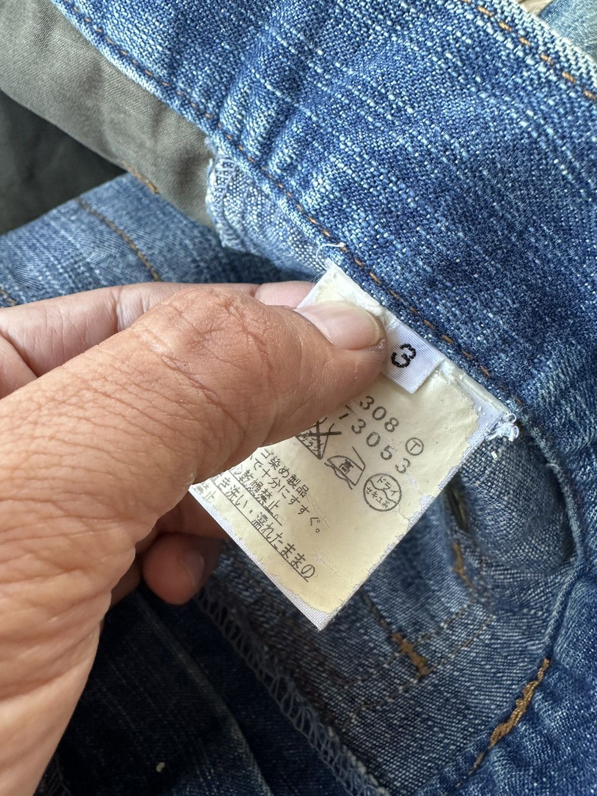 Boycott Vintage Boycott 2 Tones Denim+Cargo Pant 34x31 D162 Size US 34 / EU 50 - 9 Thumbnail