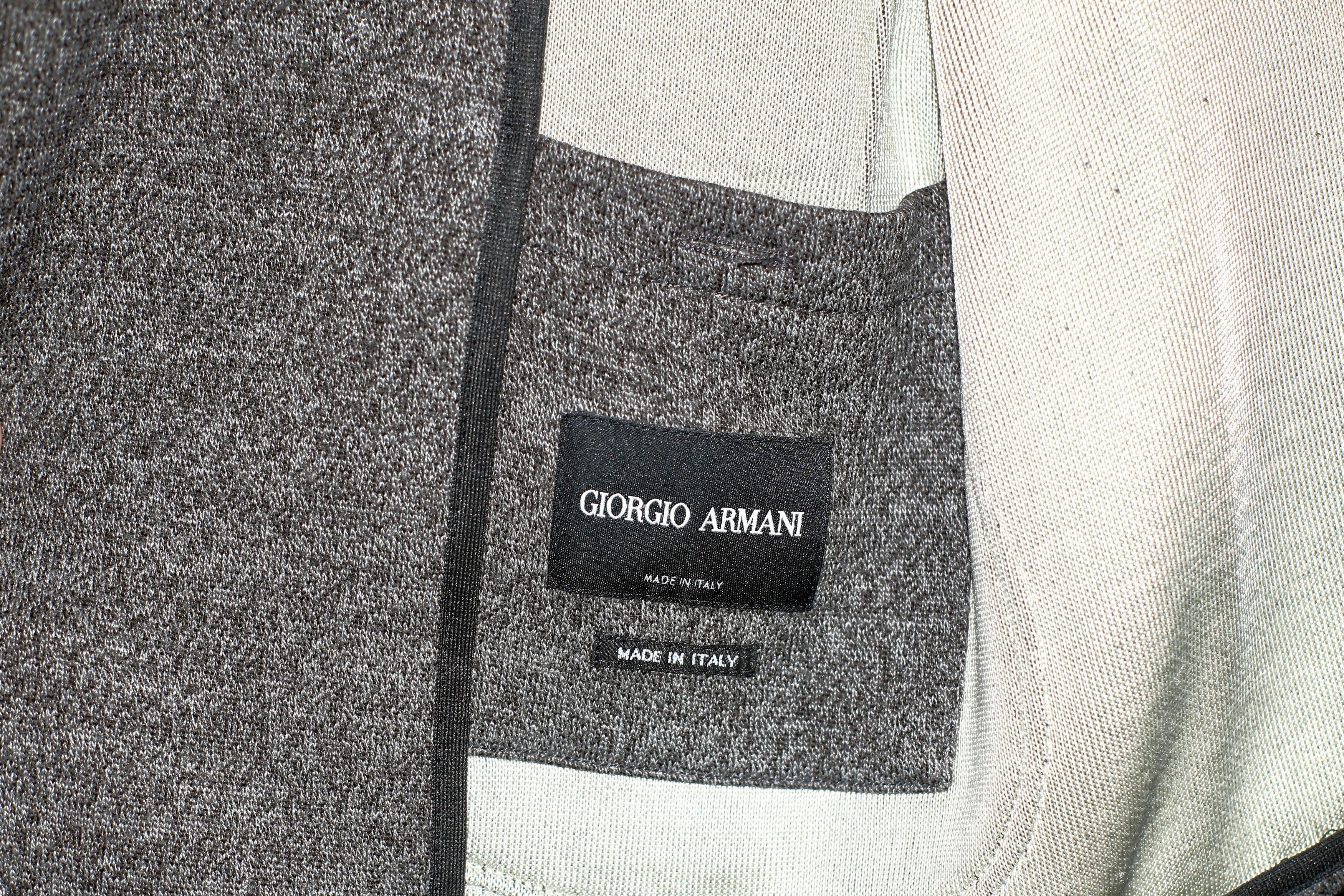 Giorgio Armani FW09 Runway Gray Melange Jacket Size 40R - 7 Thumbnail