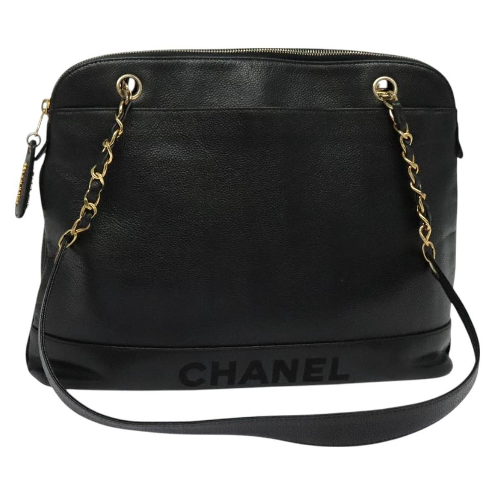 Chanel Black Leather Cc