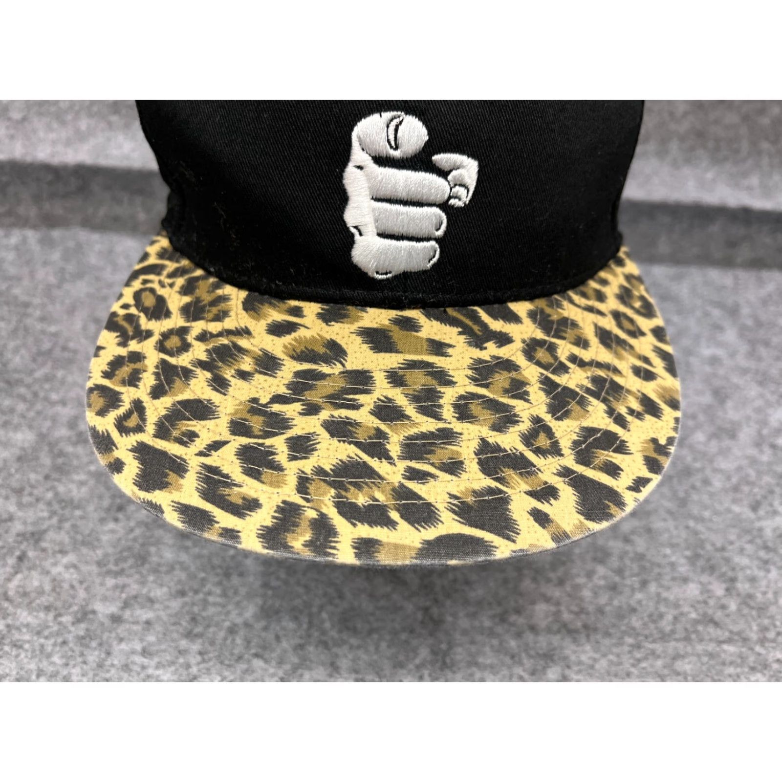 Kenzo VINTAGE SAWFT Enzo & Cass WWE Hat Cap Snap Back Adult OS Black Cotton Poly Leopard Print Size ONE SIZE - 3 Thumbnail