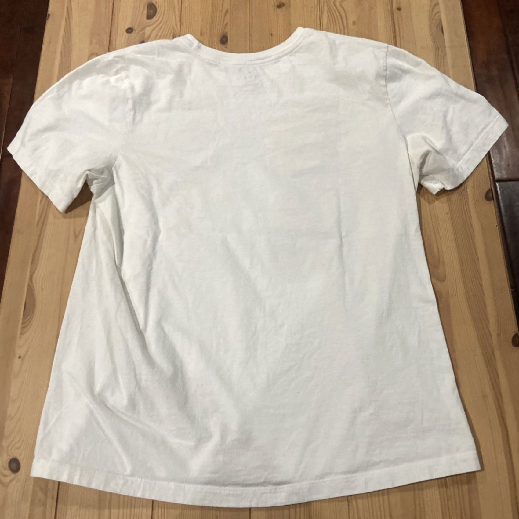 Nike Nike Tee Mens Short Sleeve Logo Black T Shirt All Day All Night Logo T-Shirt Mens L White Cotton Blend Knit Breathable Regular Vintage No Size US L / EU 52-54 / 3 - 6 Thumbnail