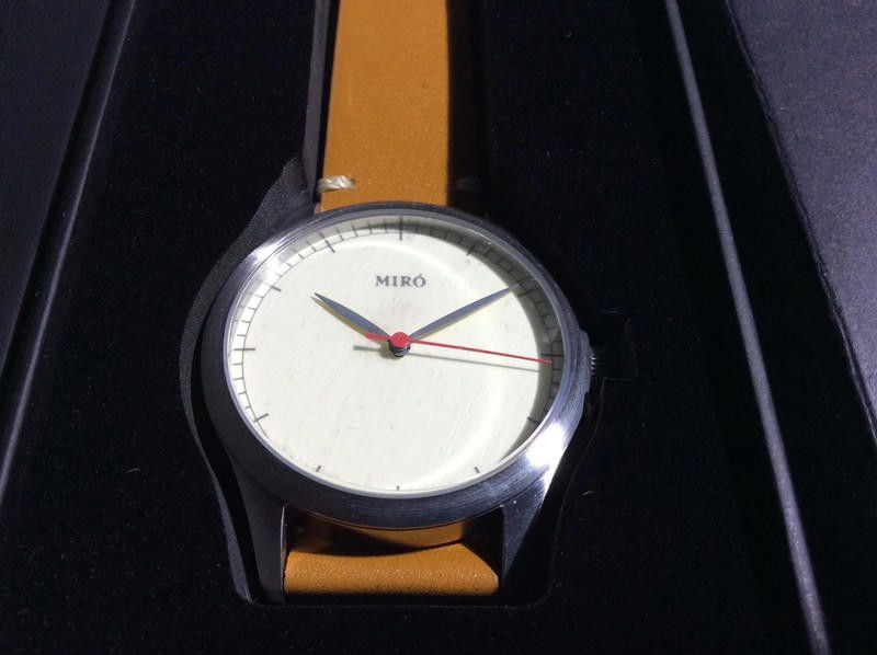 Designer Miro White/Brown Men's Watch Size ONE SIZE - 7 Thumbnail