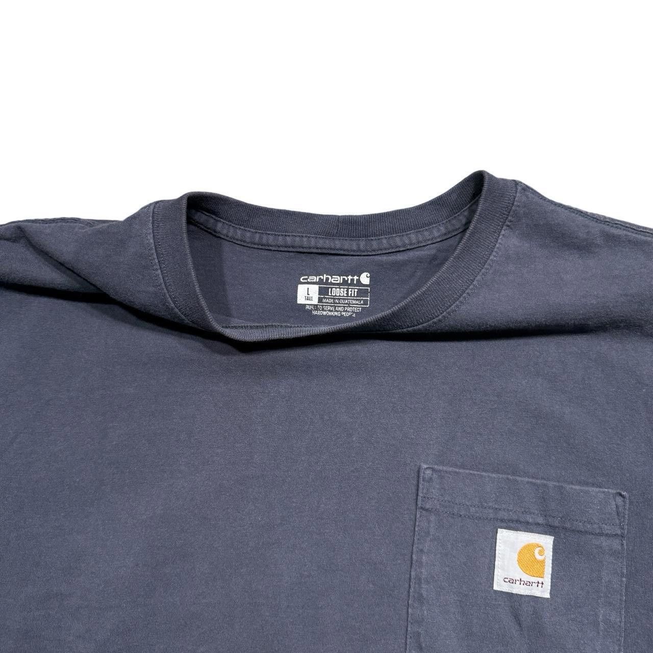 Carhartt Carhartt deep grey blue pocket logo tee Size US L / EU 52-54 / 3 - 2 Thumbnail