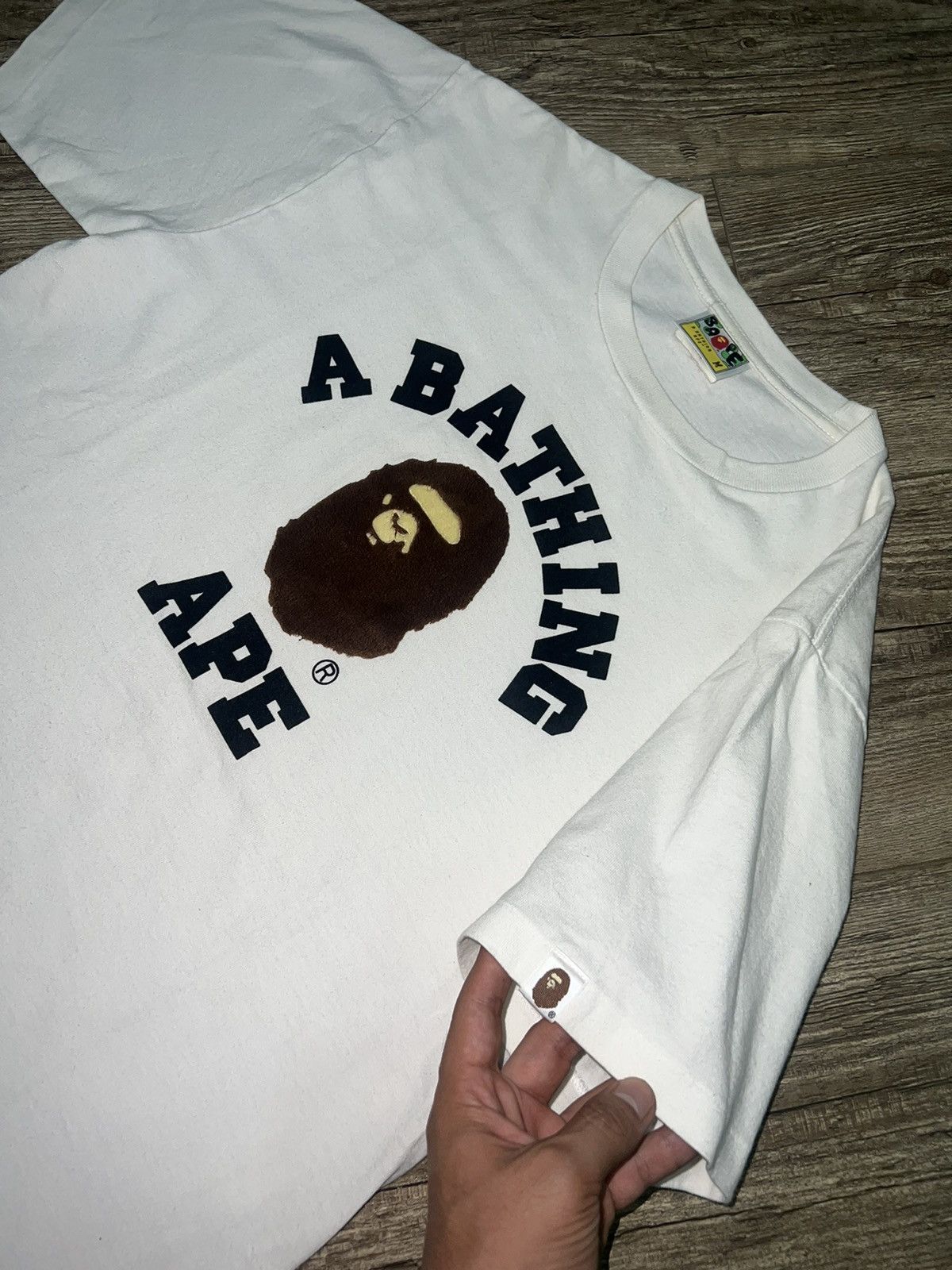 Bape College Tee Size US M / EU 48-50 / 2 - 7 Thumbnail