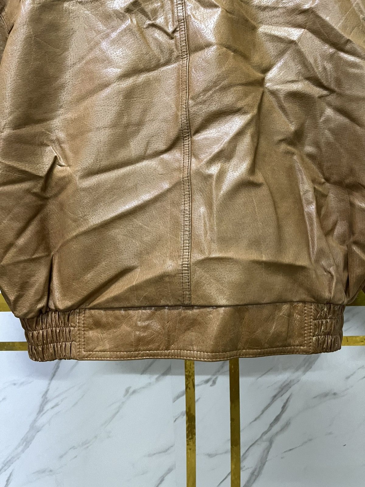 Gianni Valentino 🔥Vintage Gianni Valentino Leather Jacket Big Spellout Logo🔥 Size US M / EU 48-50 / 2 - 8 Thumbnail