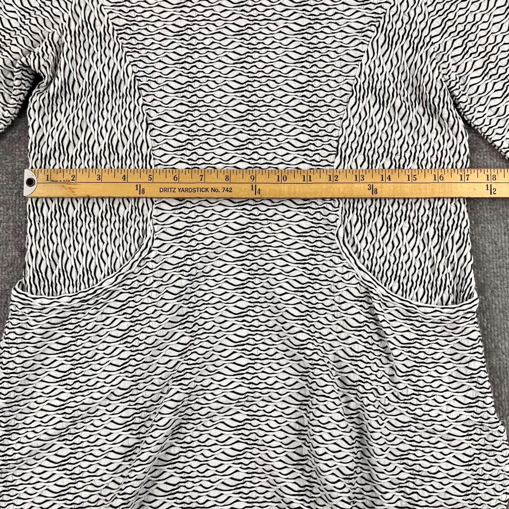 Habitat HABITAT Clothes To Live In Top Womens Small White Black Pockets Stretch Blouse Size S / US 4 / IT 40 - 5 Thumbnail