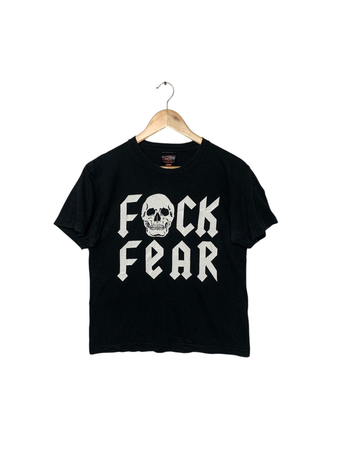 WWF Vintage Y2K Stone Cold.Com "Fuck Fear Drink Beer" T Shirt Size US S / EU 44-46 / 1 - 1 Thumbnail