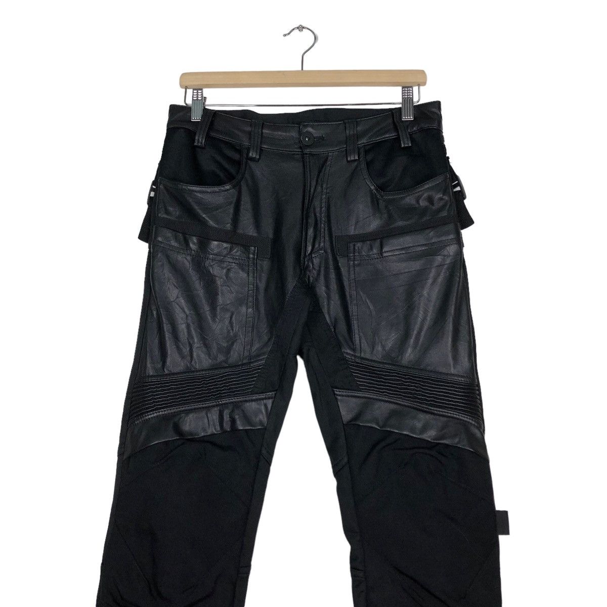 Japanese Brand 🔥Vtg Biker Bondage Pants Motorcross Cordura Issey Miyake Size US 30 / EU 46 - 4 Thumbnail