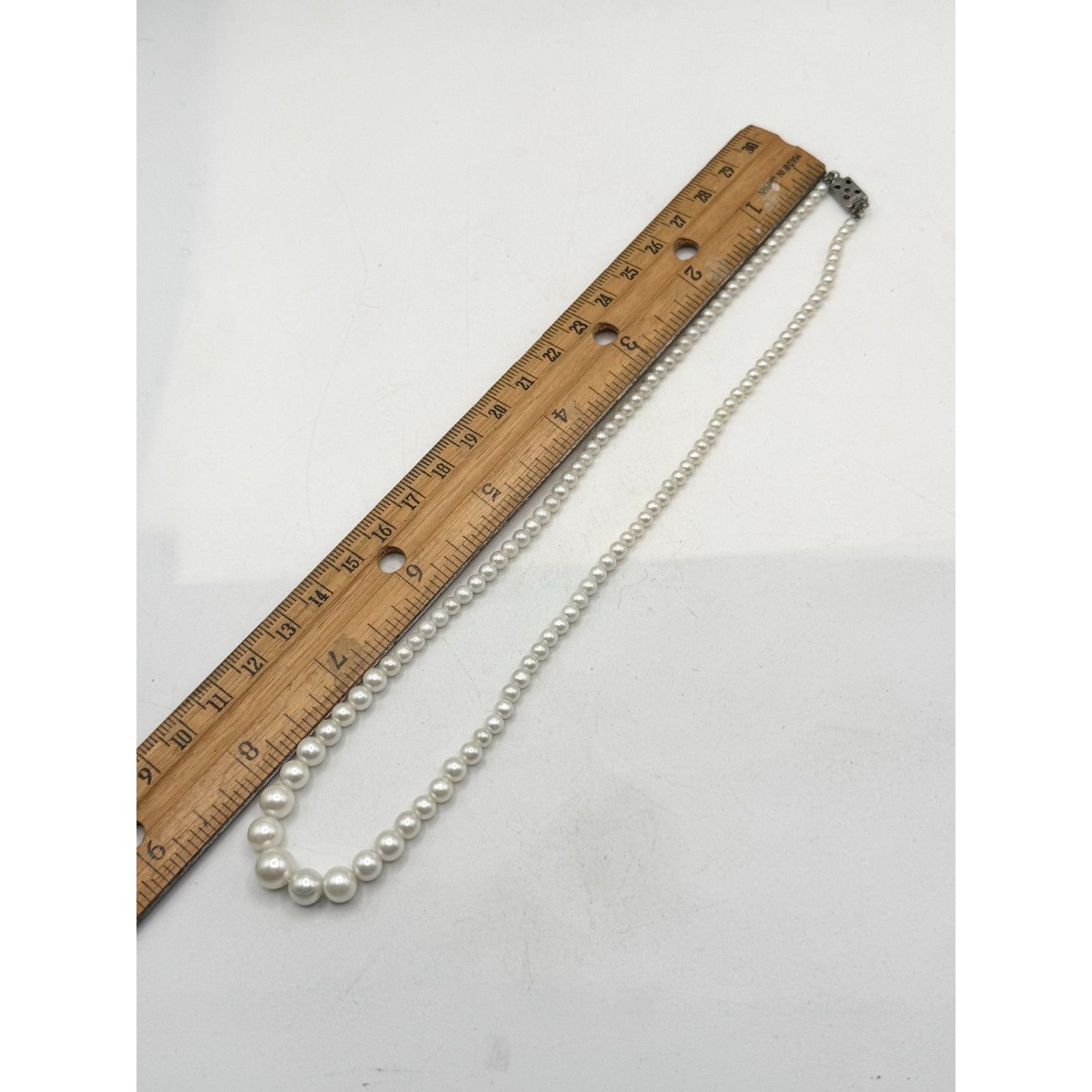 Vintage Vintage faux pearl beaded Japan collar necklace Size ONE SIZE - 2 Thumbnail