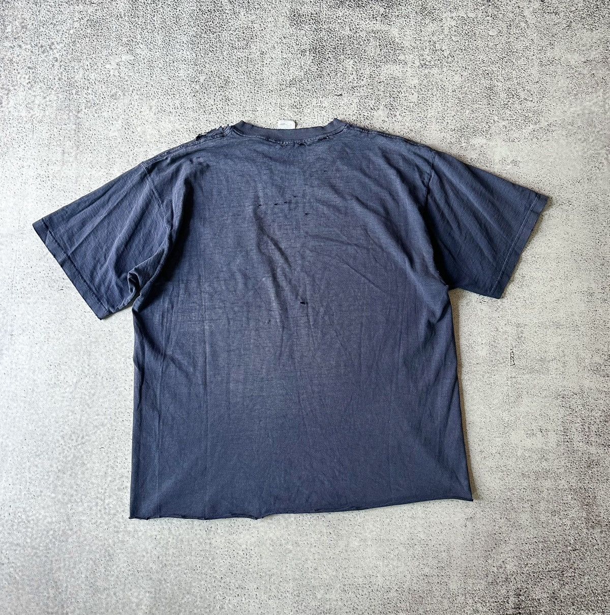 Vintage THRASHED Sunfaded Aviation T-Shirt Size US L / EU 52-54 / 3 - 2 Thumbnail