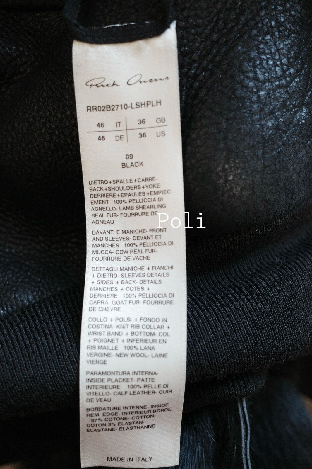 Rick Owens RICK OWENS FW22 FUR BOMBER Size US S / EU 44-46 / 1 - 4 Thumbnail
