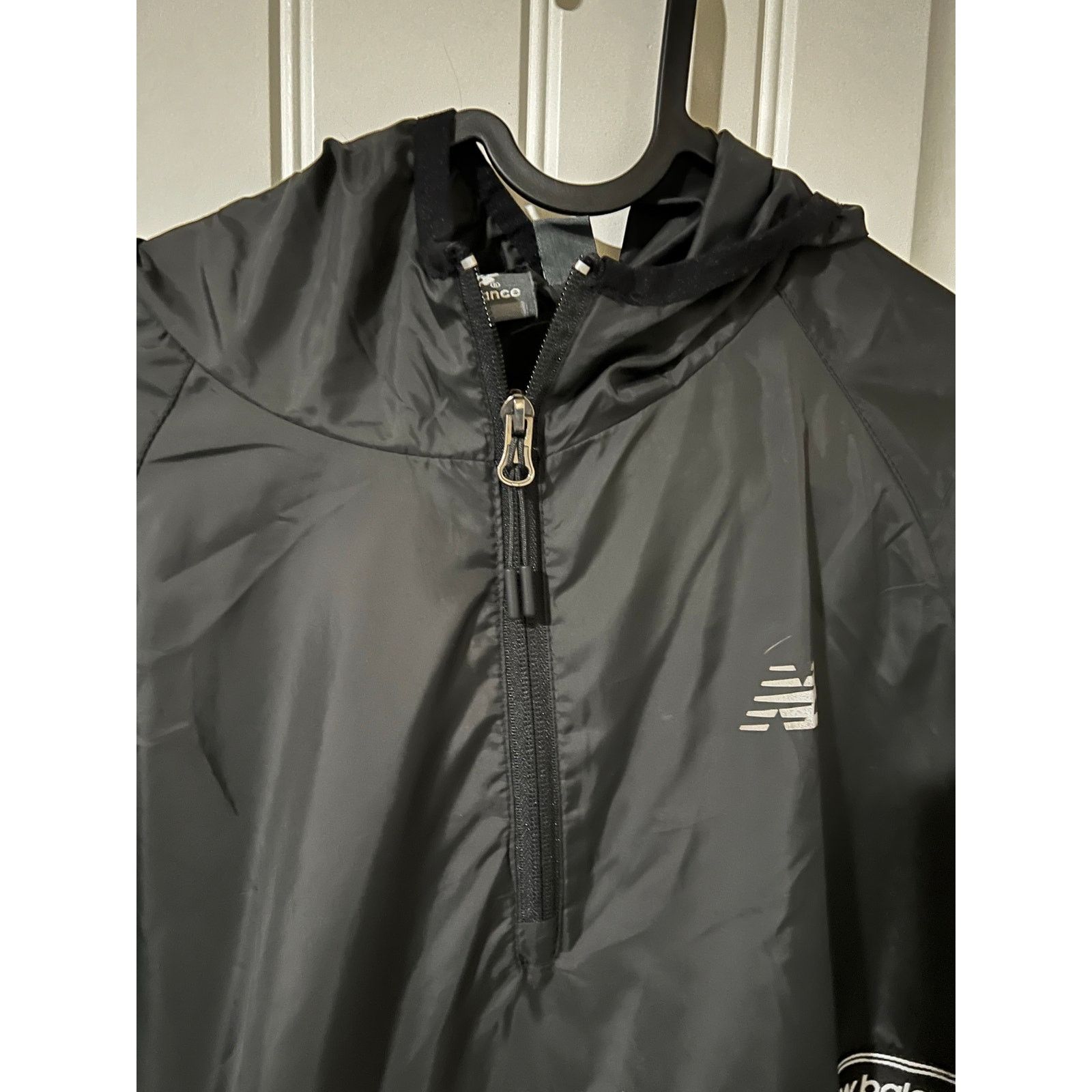 New Balance Jacket Color Blocked Windbreaker Logo Hooded 1/4 Zip Up Pink Size M / US 6-8 / IT 42-44 - 6 Thumbnail