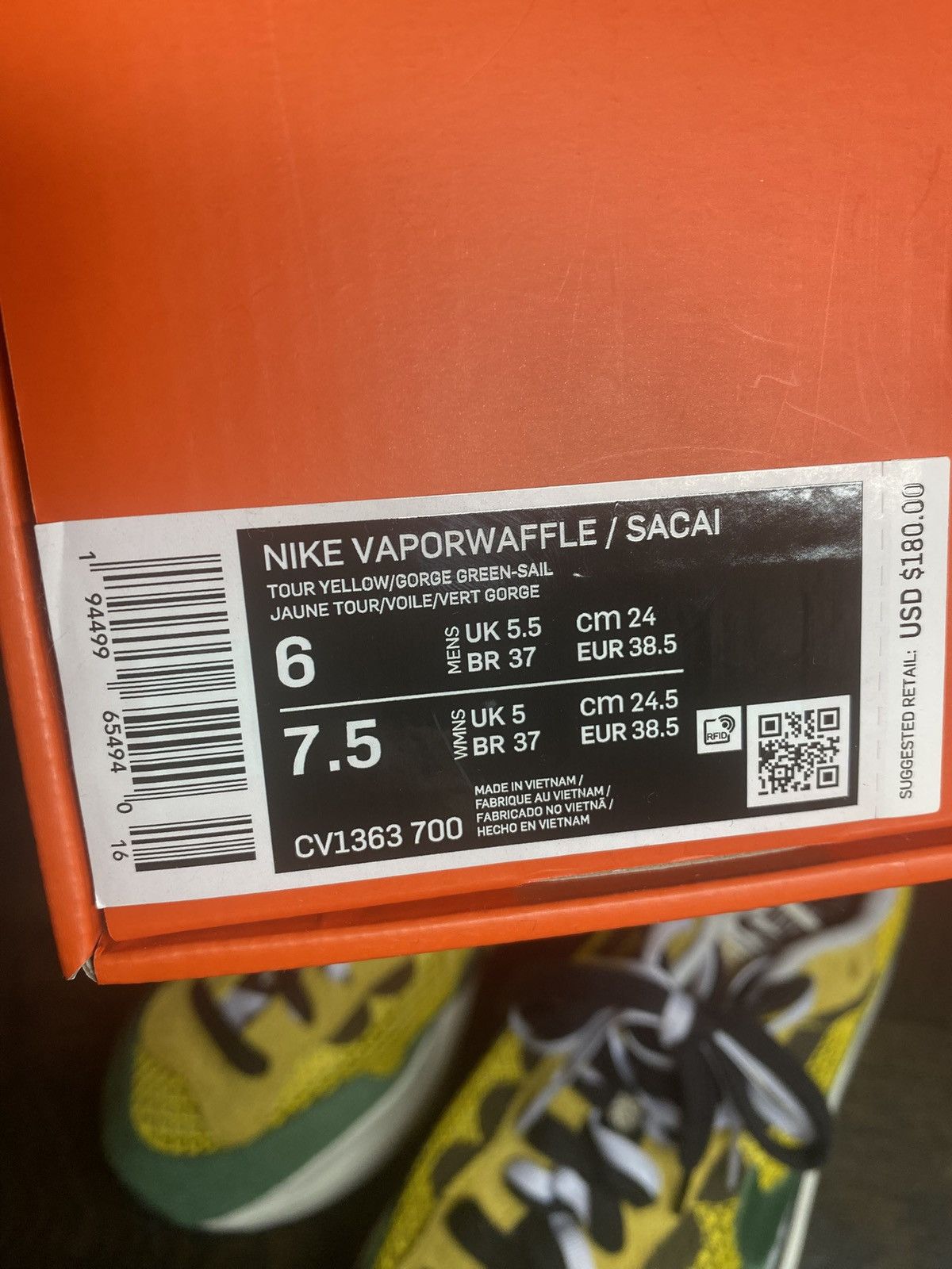 Nike × Sacai Nike x sacai VaporWaffle Size US 6 / EU 39 - 10 Thumbnail