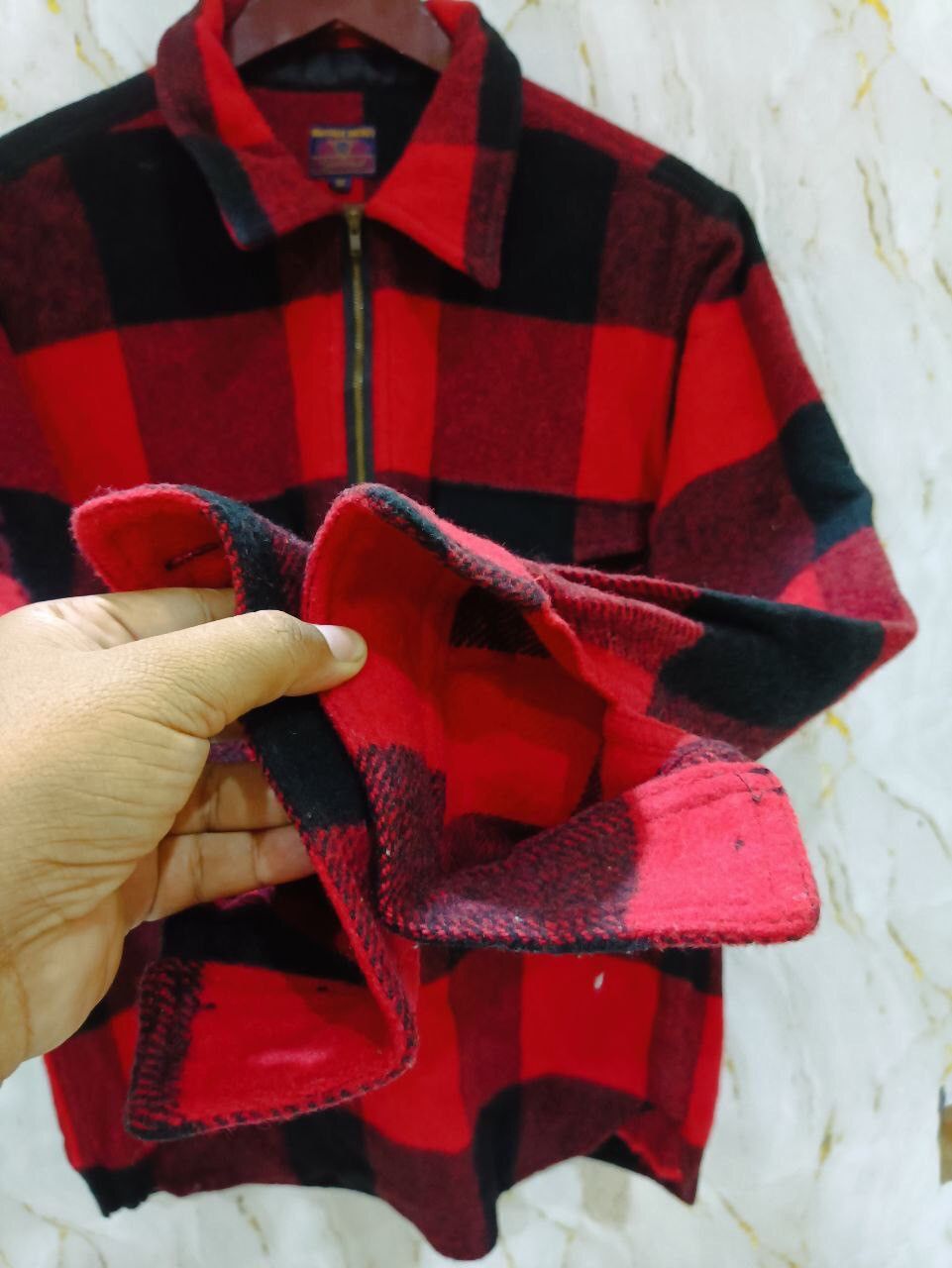 Flannel × Vintage Vintage Red plaid Buffalo Jacket Size US M / EU 48-50 / 2 - 3 Thumbnail