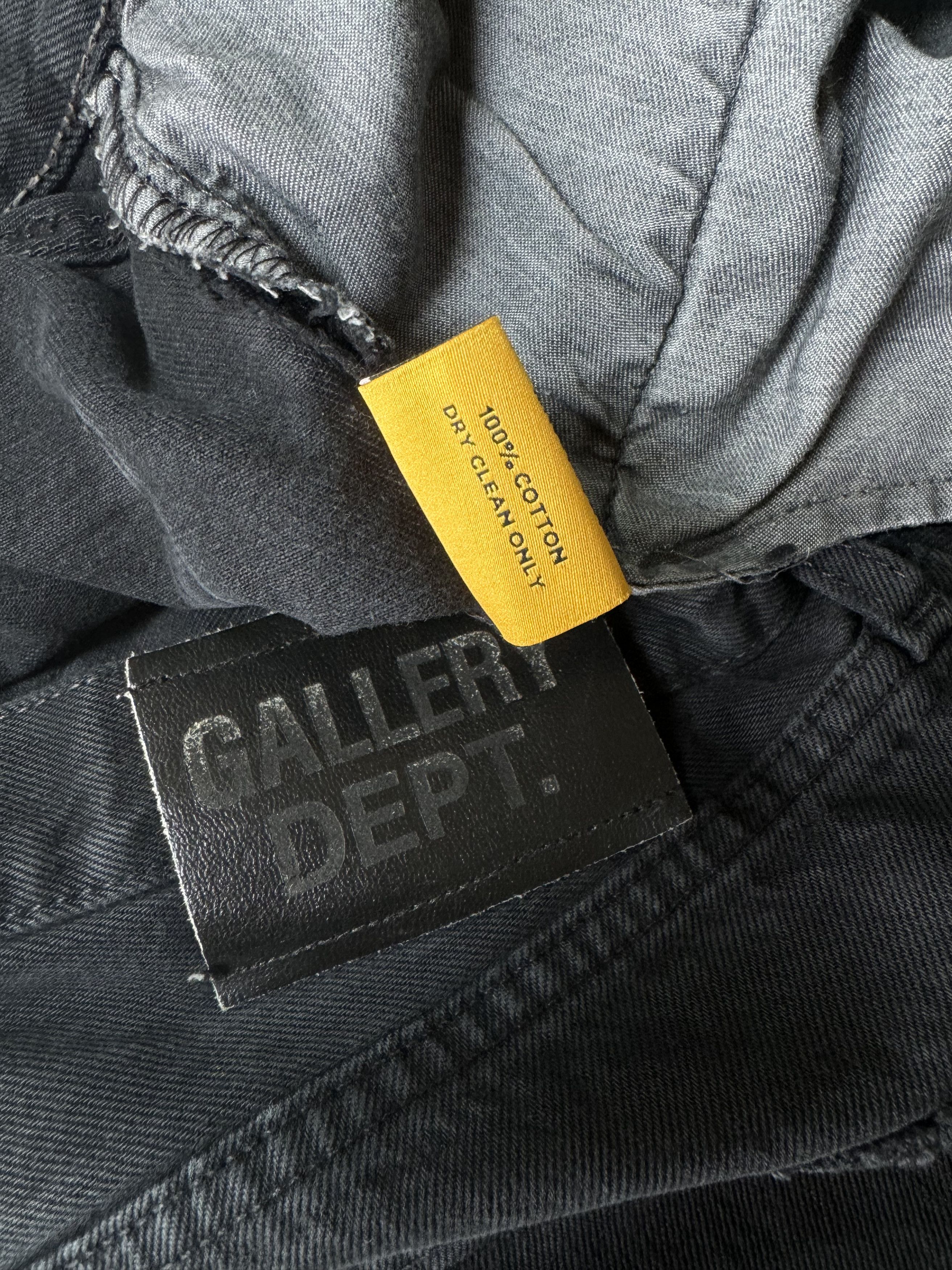 Gallery Dept. 1/1 Black Gallery Dept Flares W G Patches Size US 33 - 20 Thumbnail