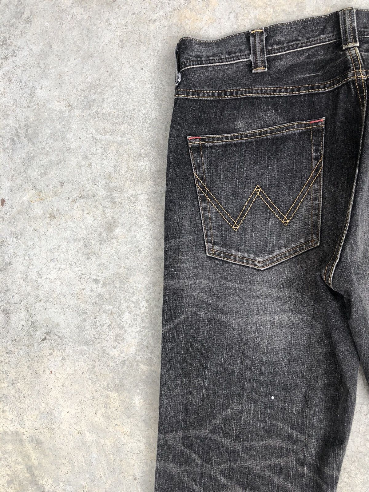 If Six Was Nine Y2k Wrangler Flared Jeans Distressed Jeans Size US 34 / EU 50 - 9 Thumbnail