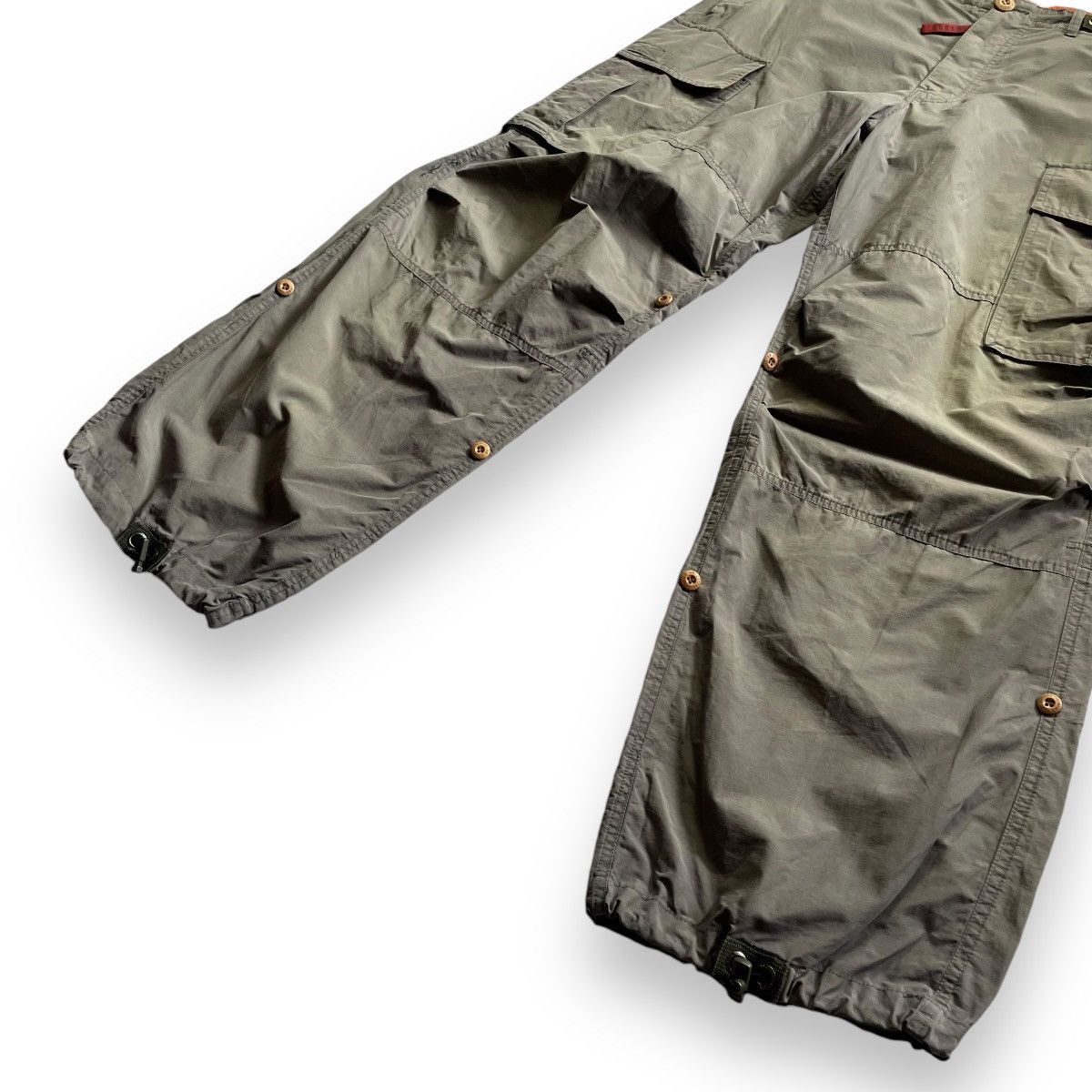 20471120 🇯🇵 291295 = HOMME 3 WAYS NYLON PARACHUTE CARGO PANTS Size US 34 / EU 50 - 5 Thumbnail