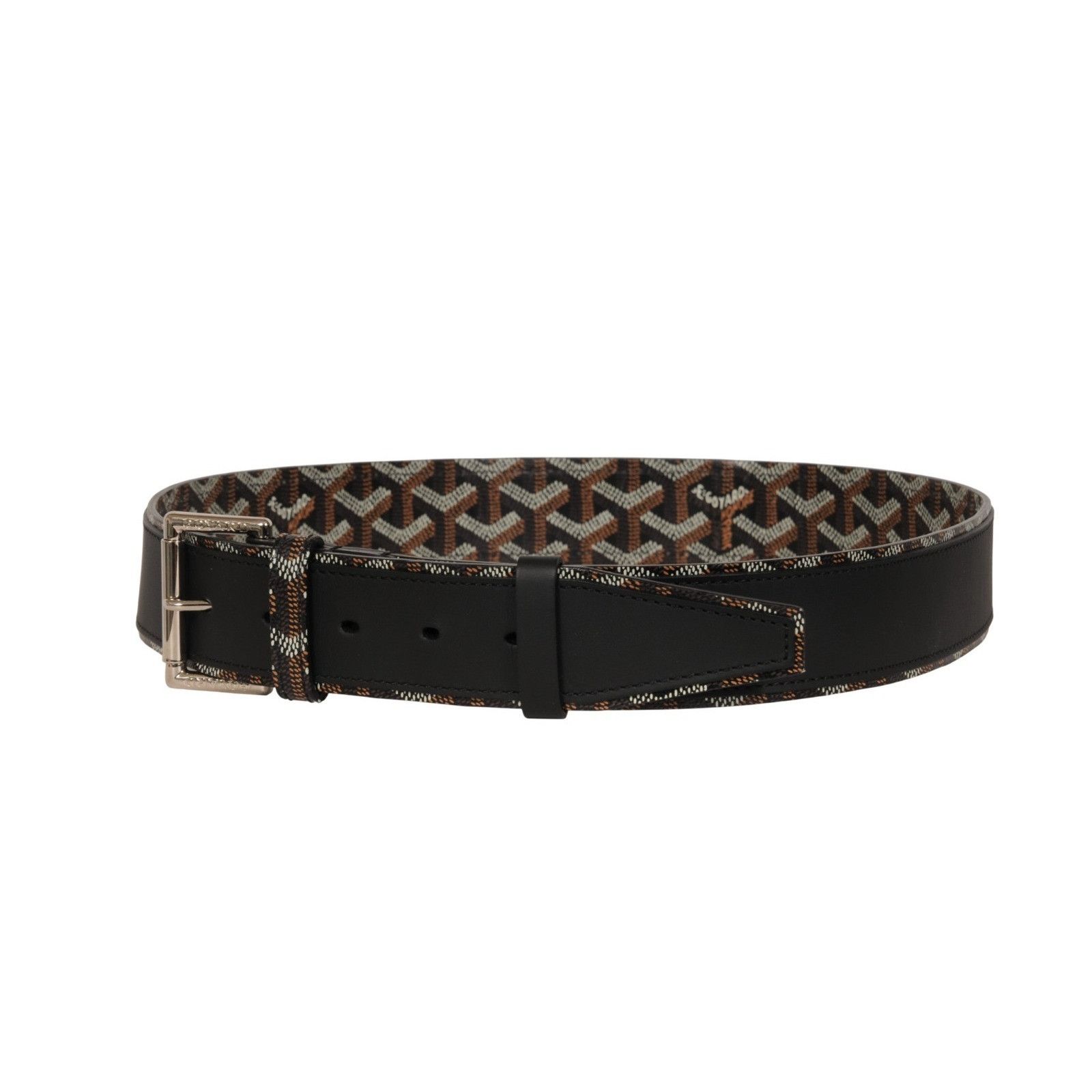 Goyard Florida II Belt 90 29 30 31 Black Brown Goyardine Canvas Size ONE SIZE - 16 Thumbnail