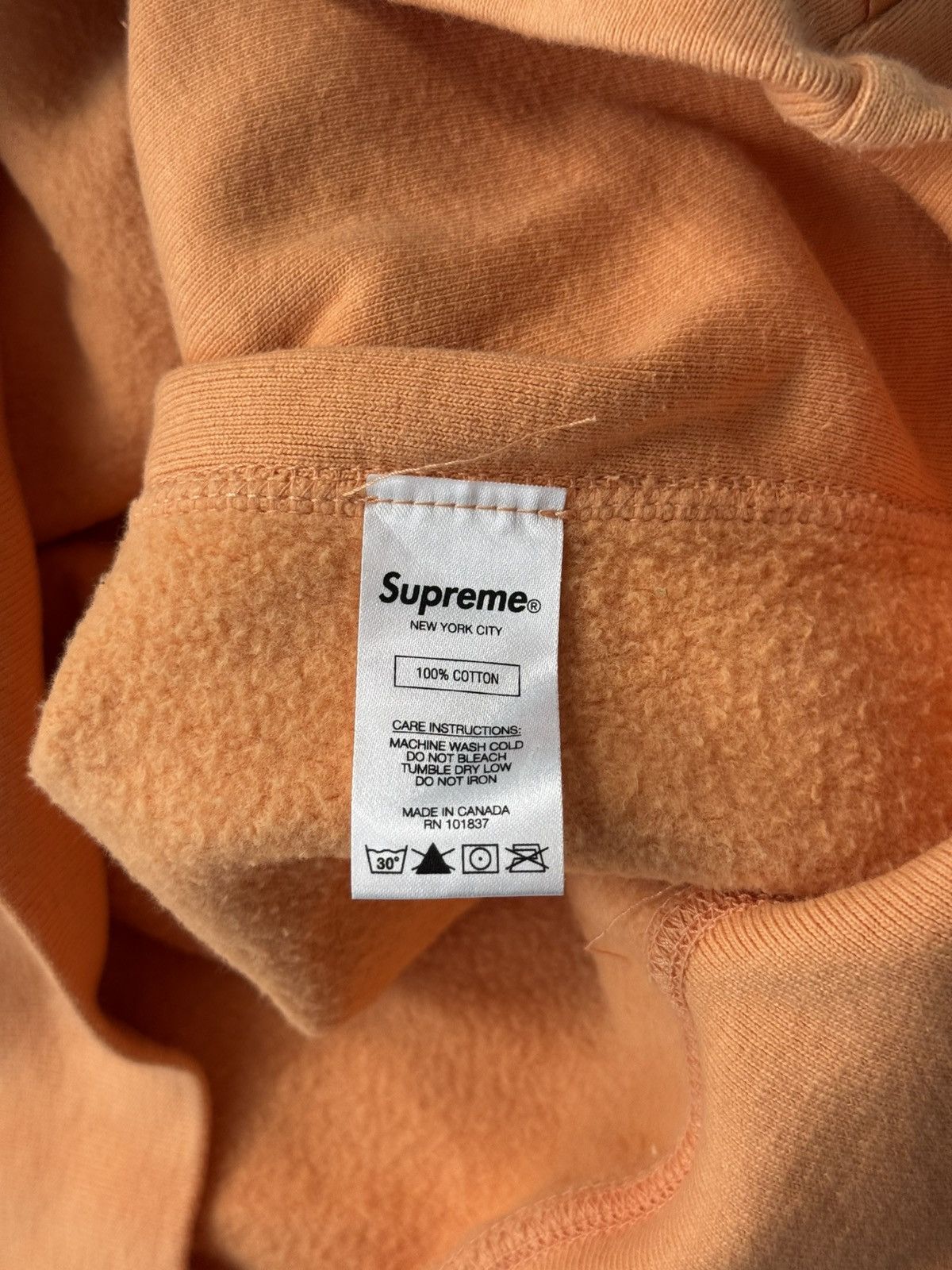 Supreme Orange Supreme Sequin Arc Hoodie ss19 Size US XL / EU 56 / 4 - 7 Thumbnail