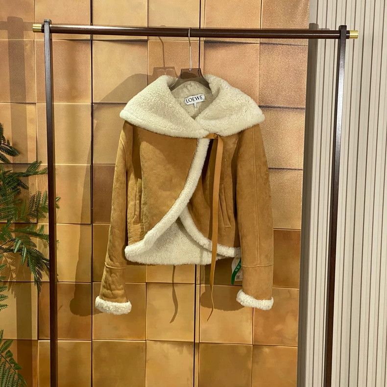 Loewe LOEWE Carce color fur coat Size S / US 4 / IT 40 - 2 Thumbnail