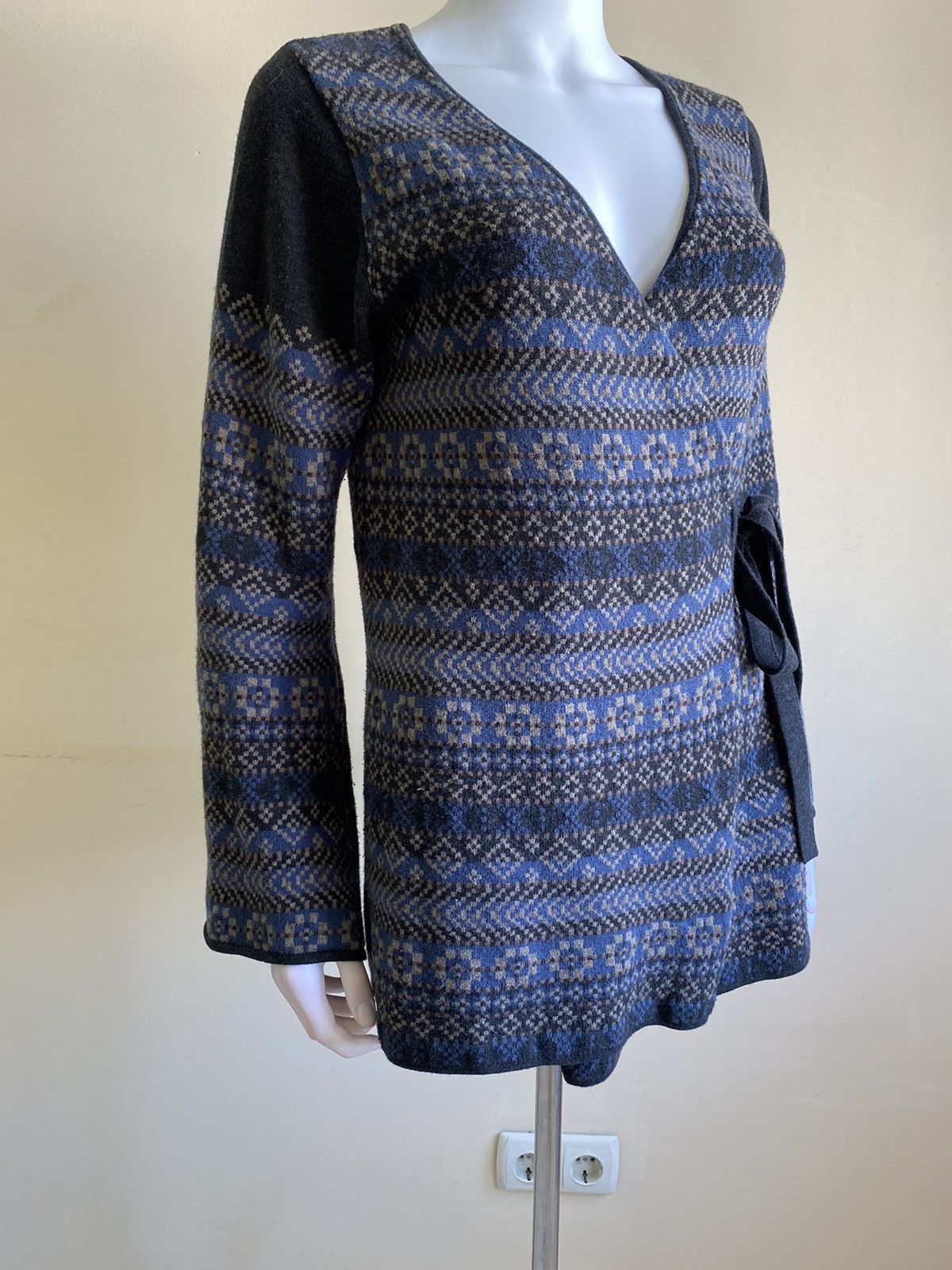 Gudrun Sjoden Gudrun Sjoden Womens Blue Knit Cardigan Size S Size S / US 4 / IT 40 - 4 Thumbnail