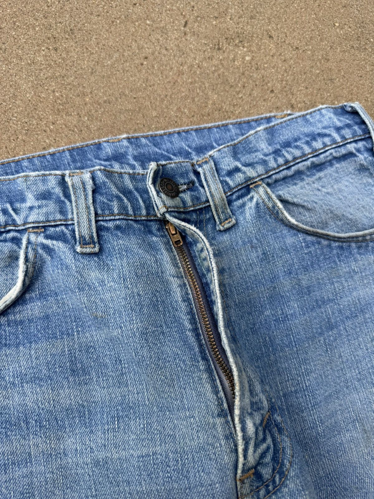 Levi's × Vintage Vtg 70’s Levi’s 646 Orange Tab Bellbottom Flare Jeans 33x29 Size US 33 - 5 Thumbnail