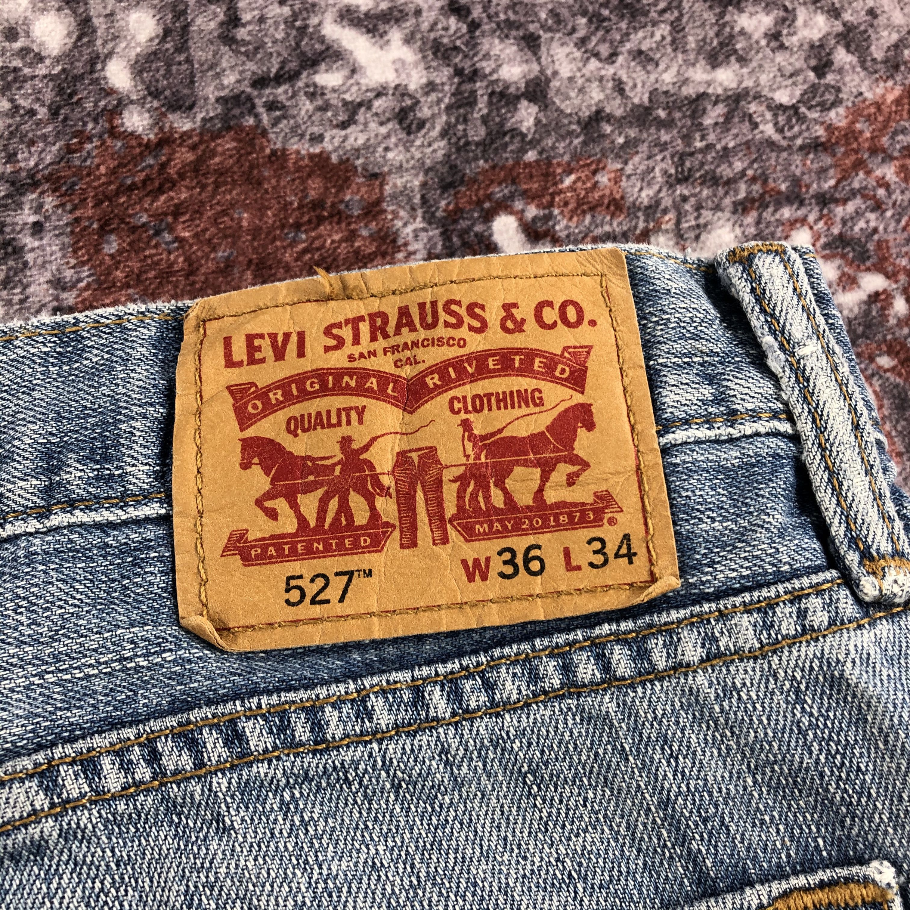 Levi's × Vintage Vintage Light Wash Levis 527 Flare Jeans-JM2476 Size US 38 / EU 54 - 6 Thumbnail