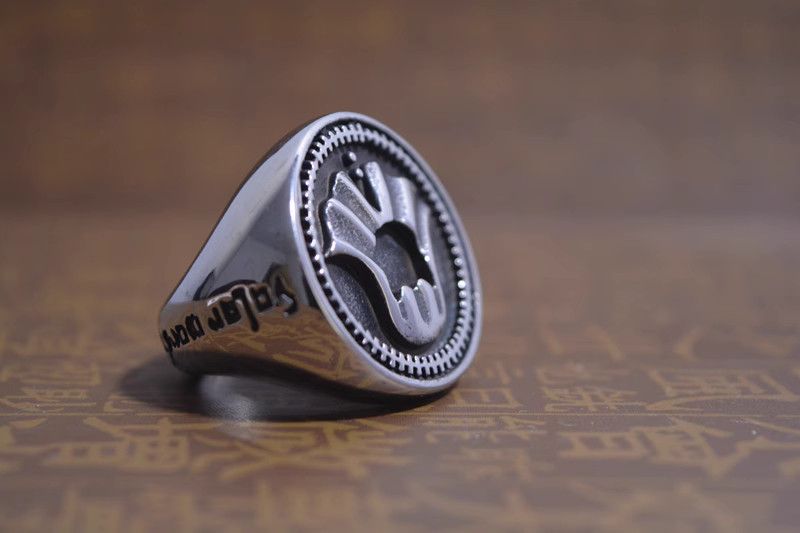 Jewelry Crazy Jewelry Rings Open Size Chrome Ring (Size 7-13) Size ONE SIZE - 3 Thumbnail