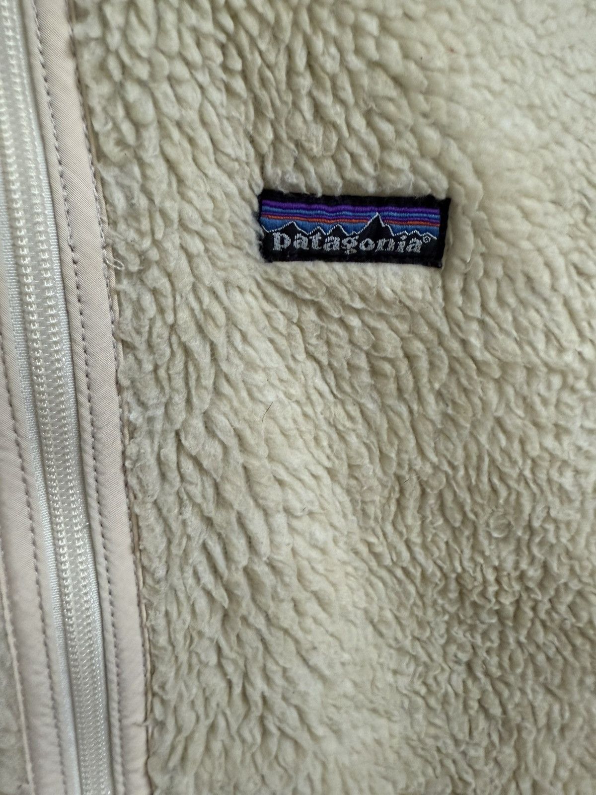 Patagonia × Vintage Vintage Patagonia Retro Deep Pile Fleece Jacket Size L / US 10 / IT 46 - 3 Thumbnail