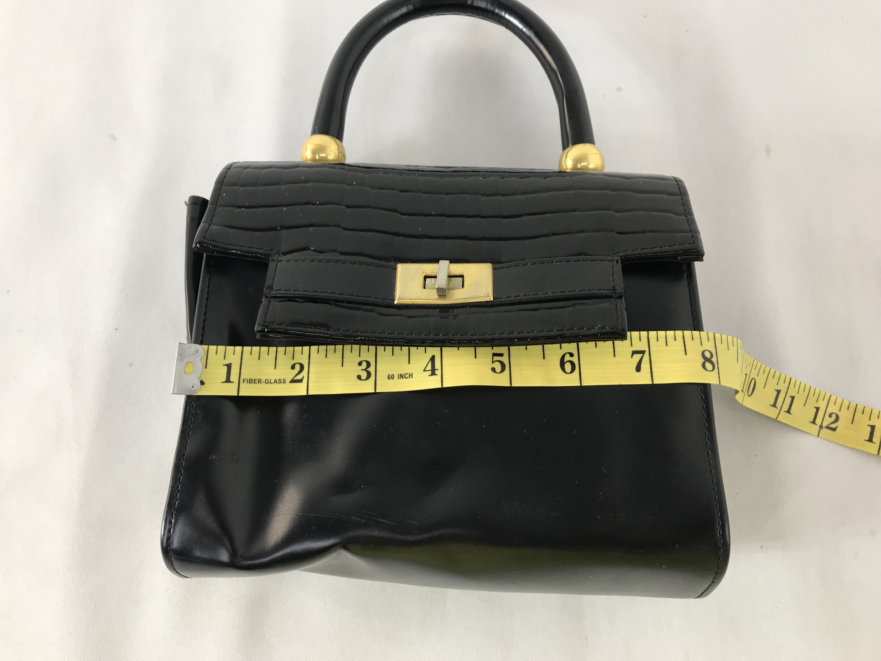Japanese Brand 90s Japanese Brand Black Crocs Leather Hand Bag Size ONE SIZE - 8 Thumbnail