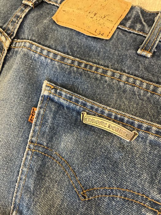 Chrome Hearts Chrome hearts star patch vintage Levi’s jeans | Grailed