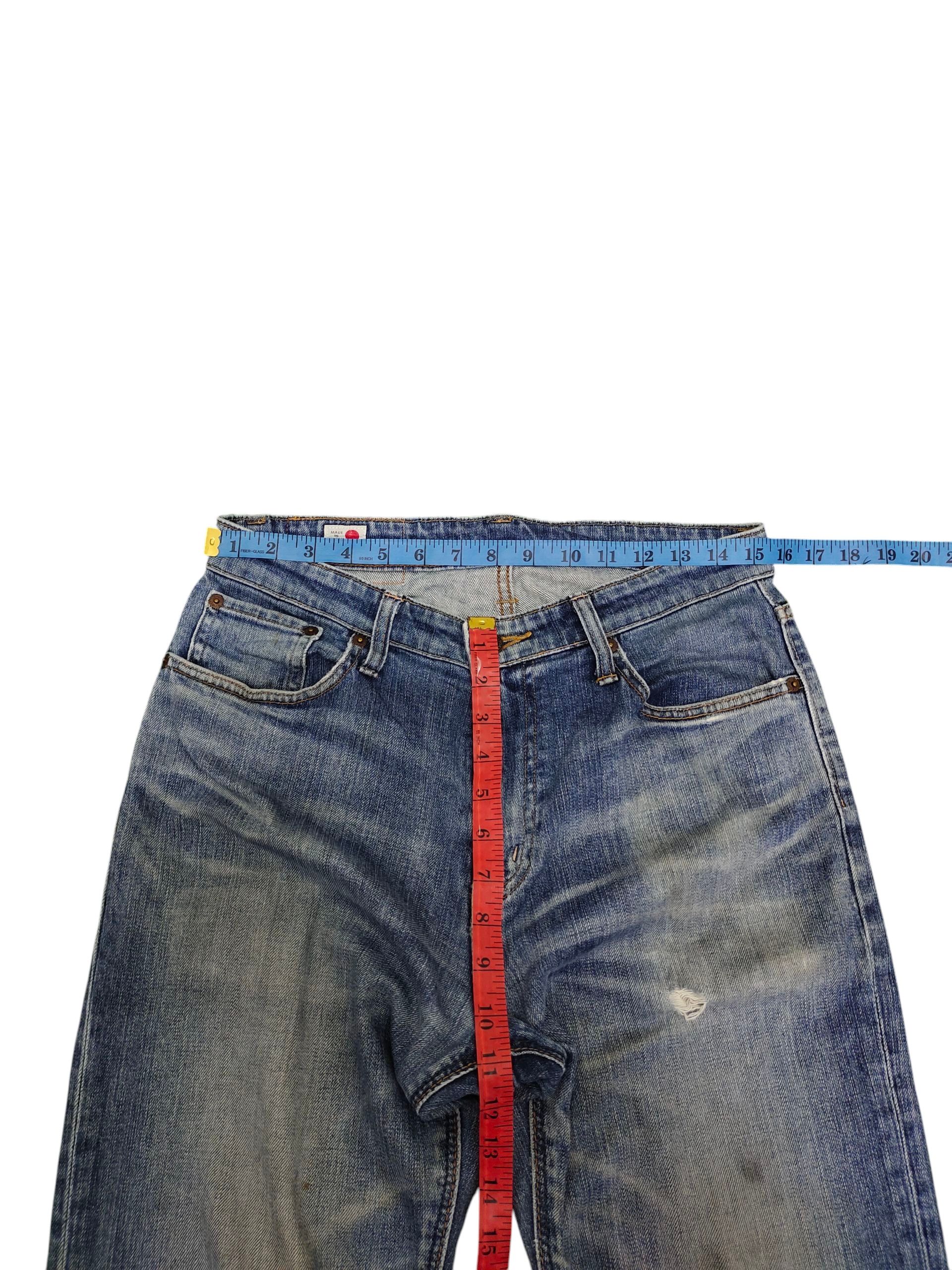 Comme des Garcons × Undercover Vintage Edwin 503 Clawmark Distress Denim Jeans Size US 31 - 15 Thumbnail