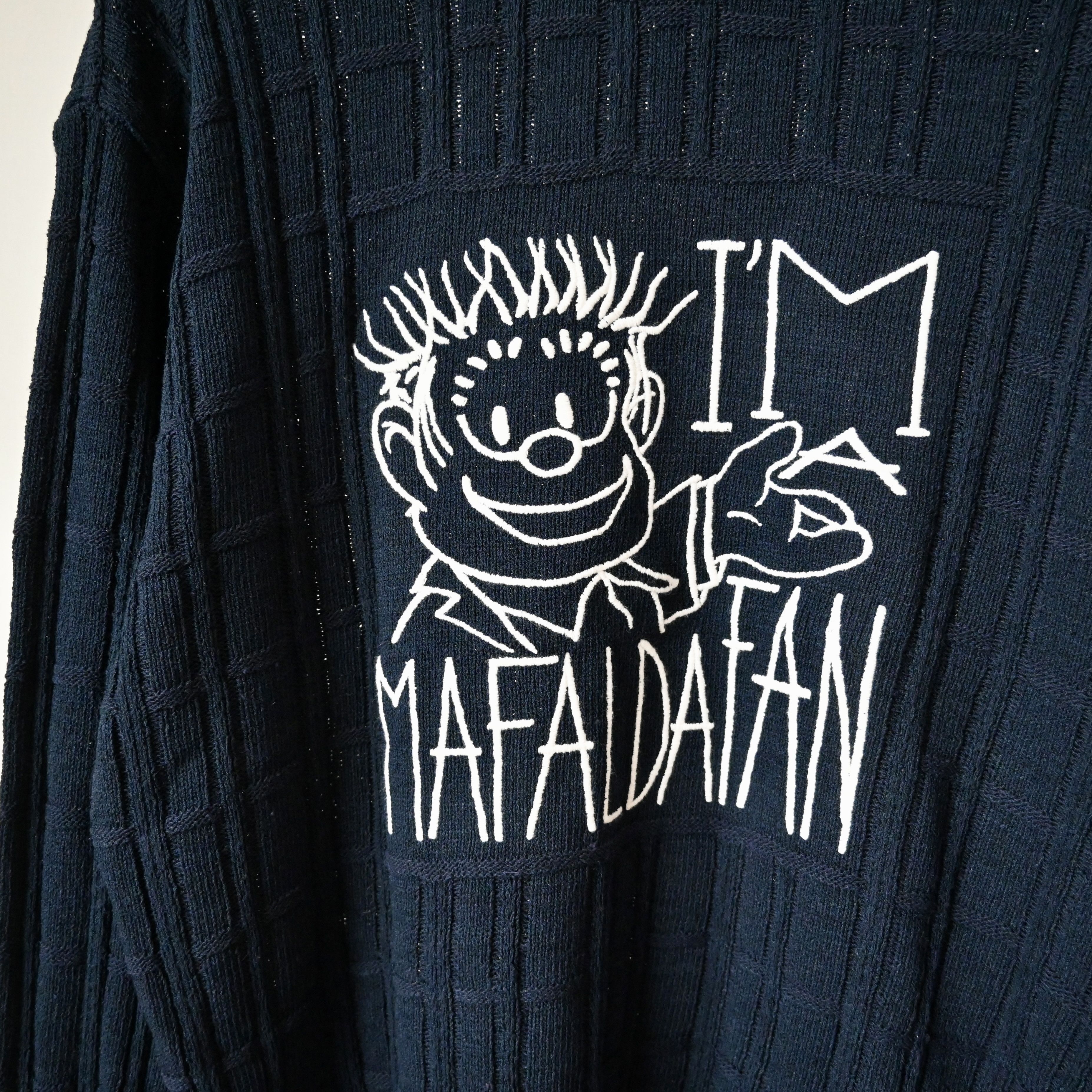 Jean Charles De Castelbajac VTG 1990s Castelbajac "MAFALDA FUN" cotton blend sweater Size US M / EU 48-50 / 2 - 6 Thumbnail