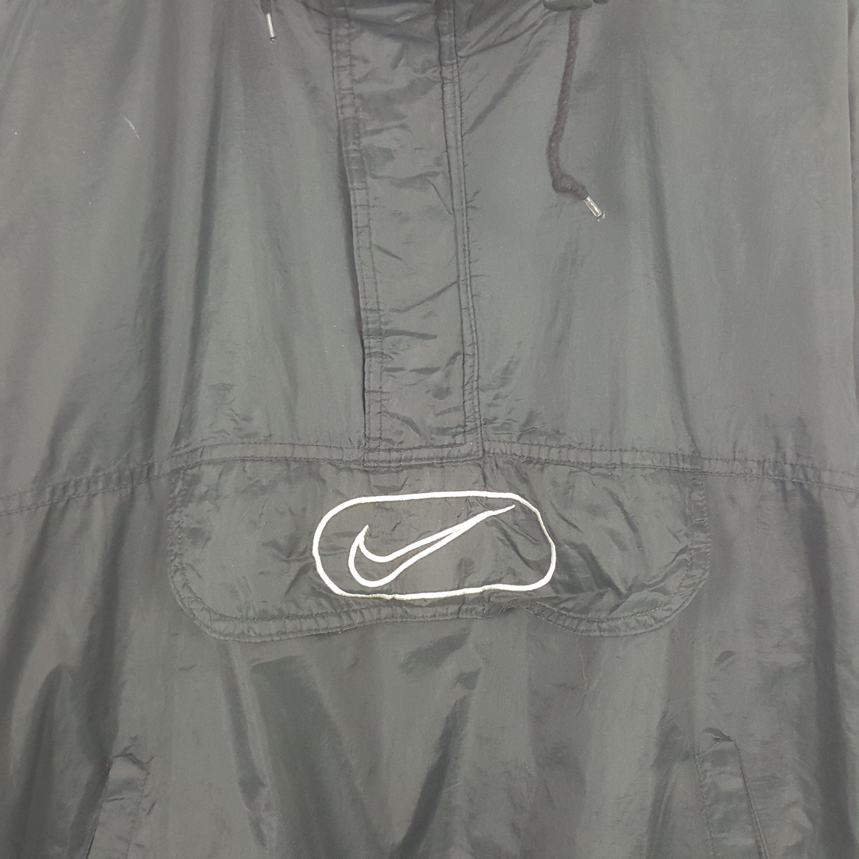 Nike Vintage Nike Big Swoosh Windbreaker Jacket Size US L / EU 52-54 / 3 - 4 Thumbnail
