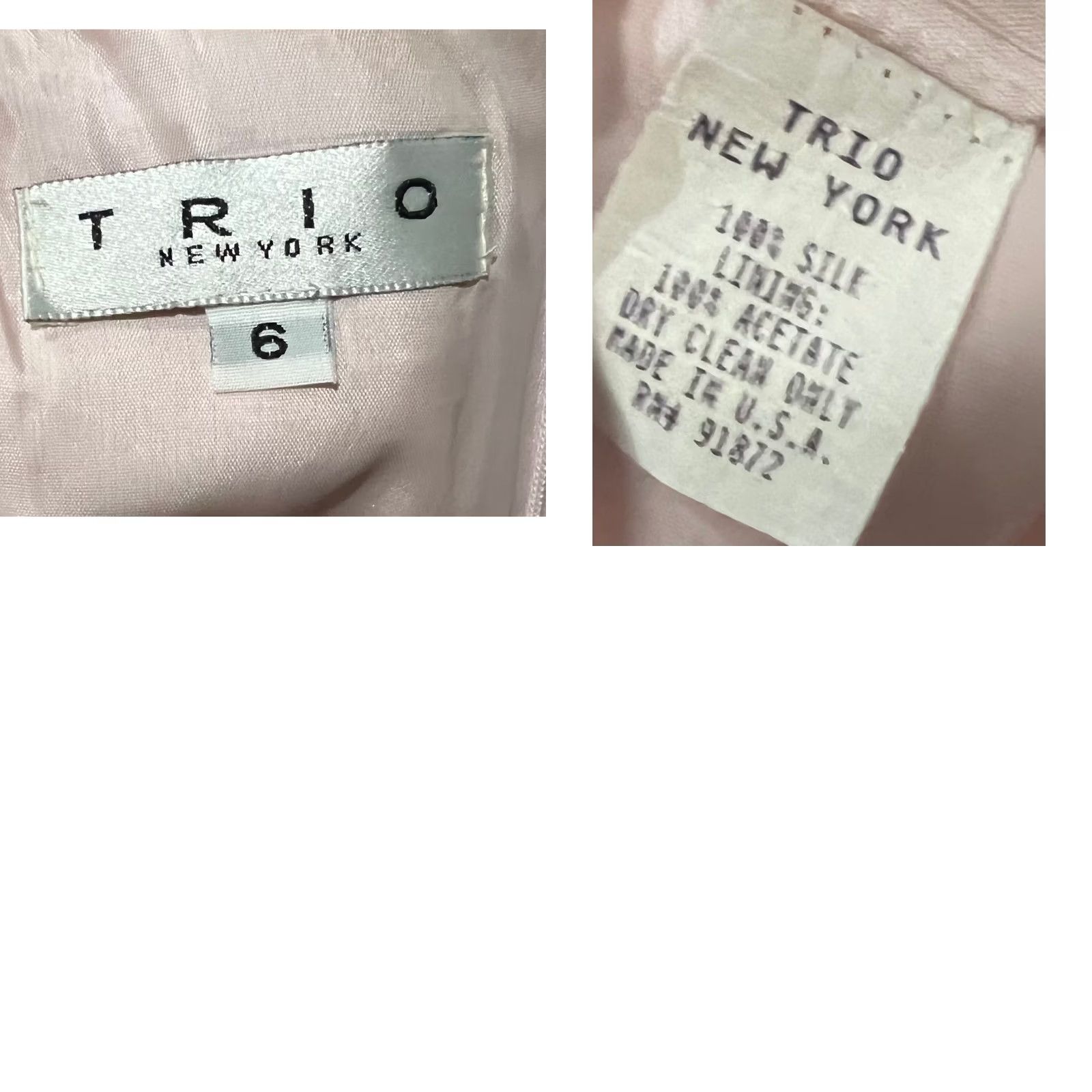 Pinko VINTAGE Trio New York Silk Sleeveless Dress Pink V-Neck Women Sz 6 Sheath Dress Womens Pink Silk Sleeveless V-Neck Knee Length 100% Silk Size M / US 6-8 / IT 42-44 - 8 Thumbnail