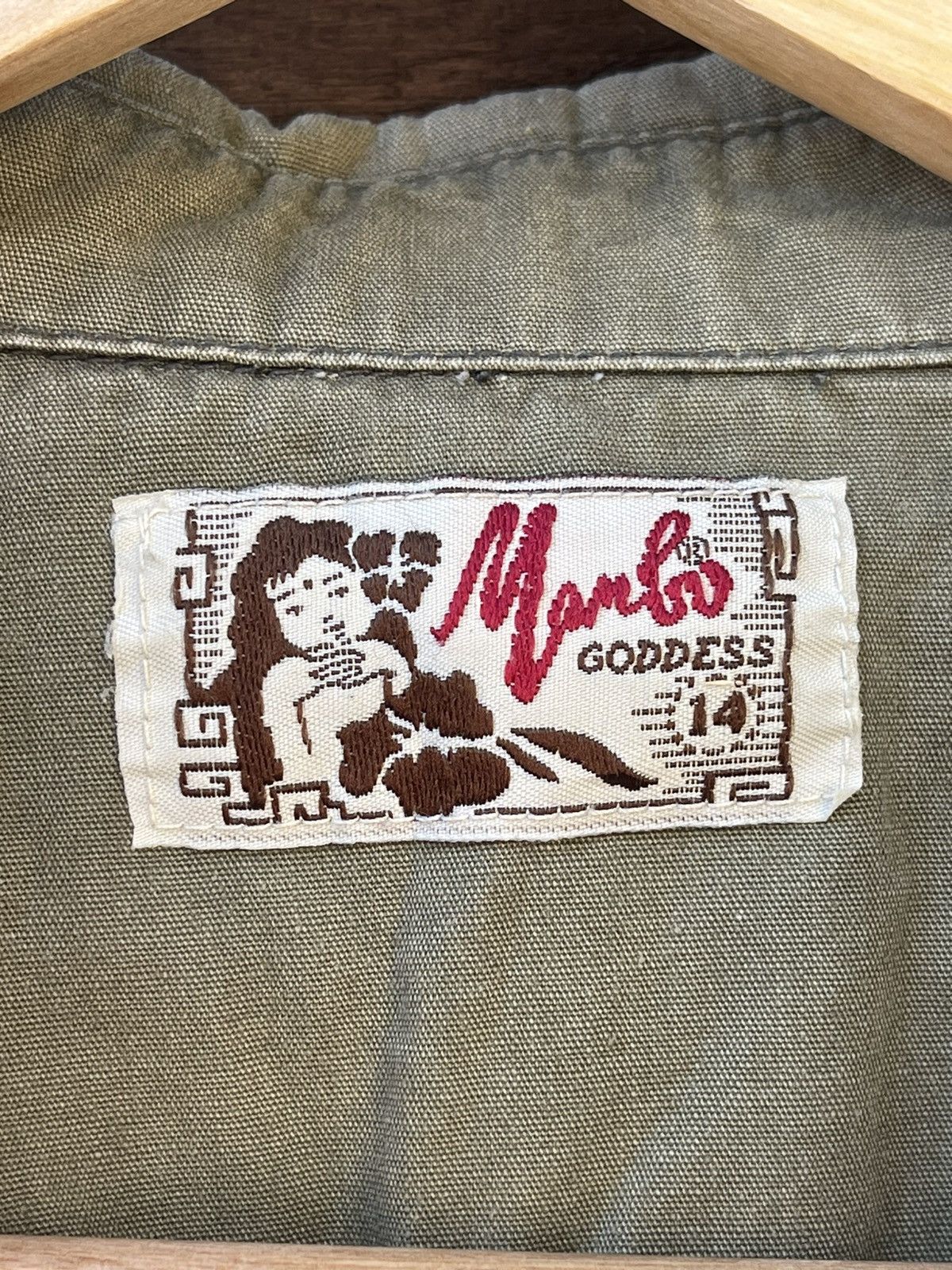 Mambo × Vintage 90’s Mambo Vintage military cargo khaki shirt pocket Size L / US 10 / IT 46 - 10 Thumbnail