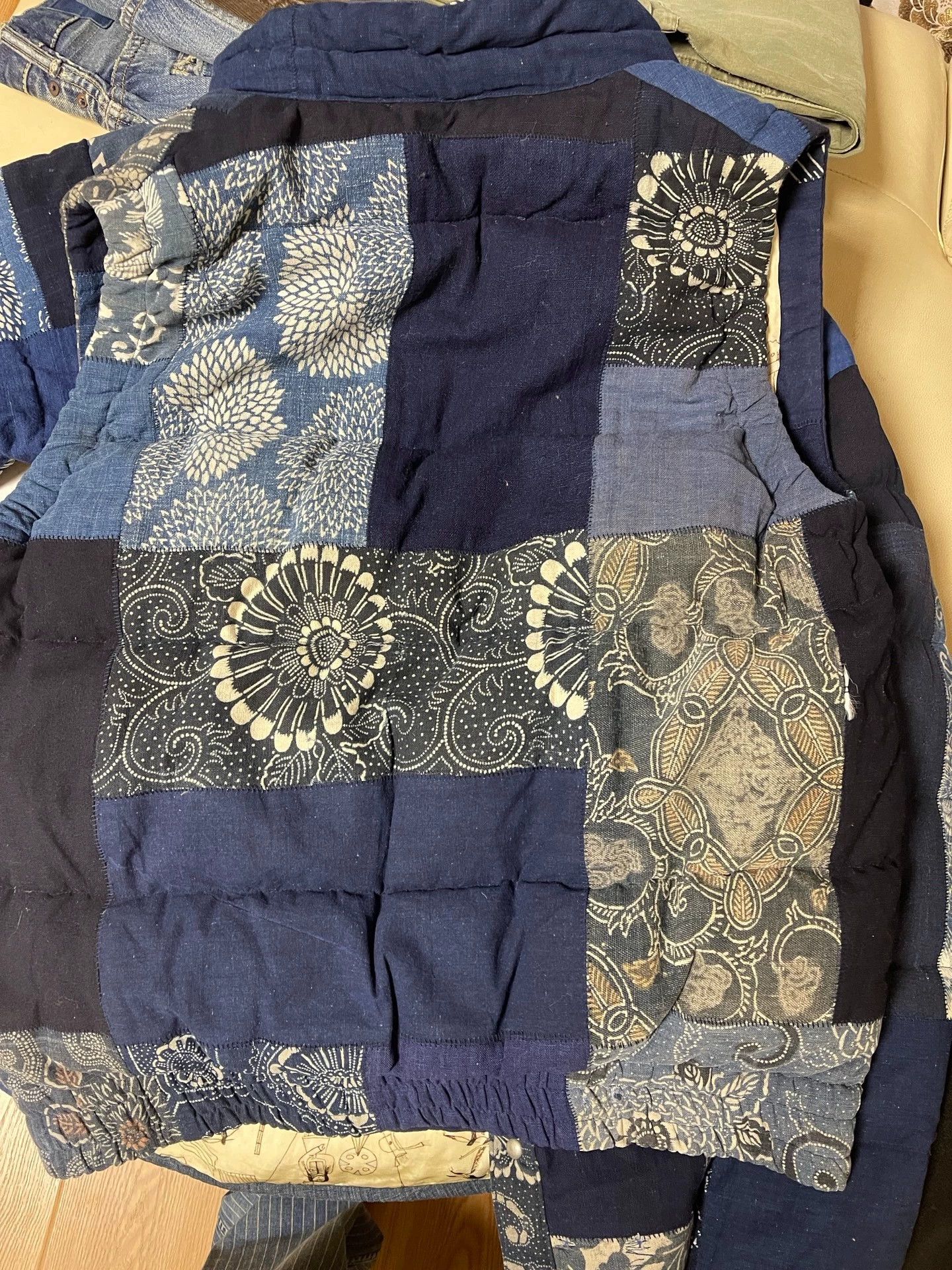 Visvim visvim ict kofu vest cloth patchwork white down silk Size 3 Size US L / EU 52-54 / 3 - 4 Thumbnail