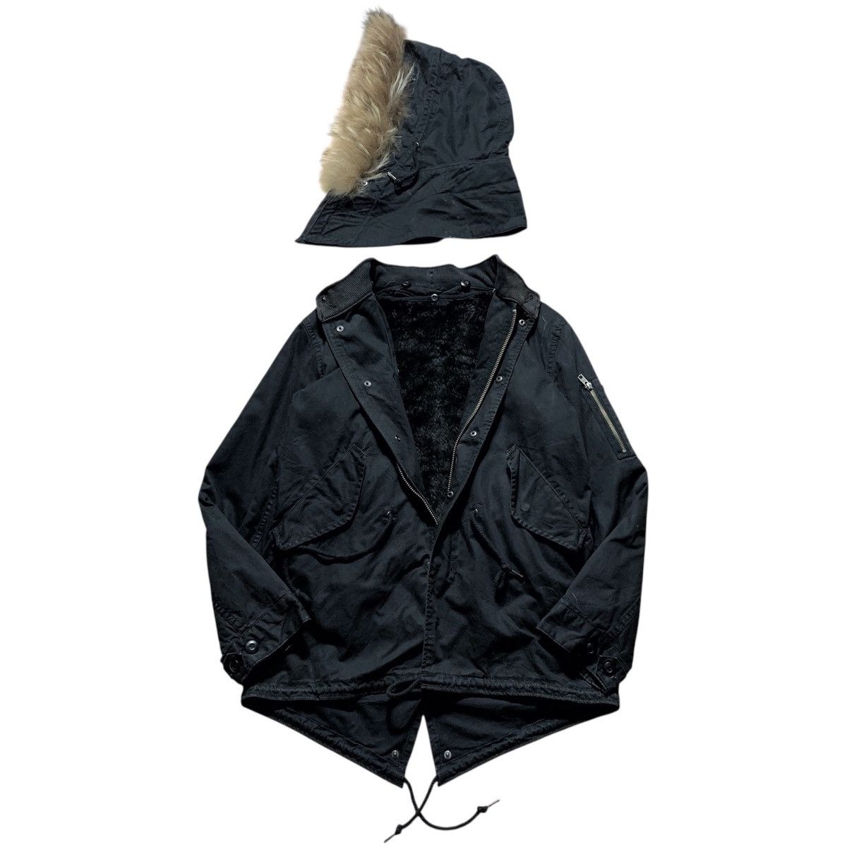 Vintage Tkmixpice M65 Fishtail Parka Fur Lgb Ifsix Vkeii Style Size US M / EU 48-50 / 2 - 11 Thumbnail