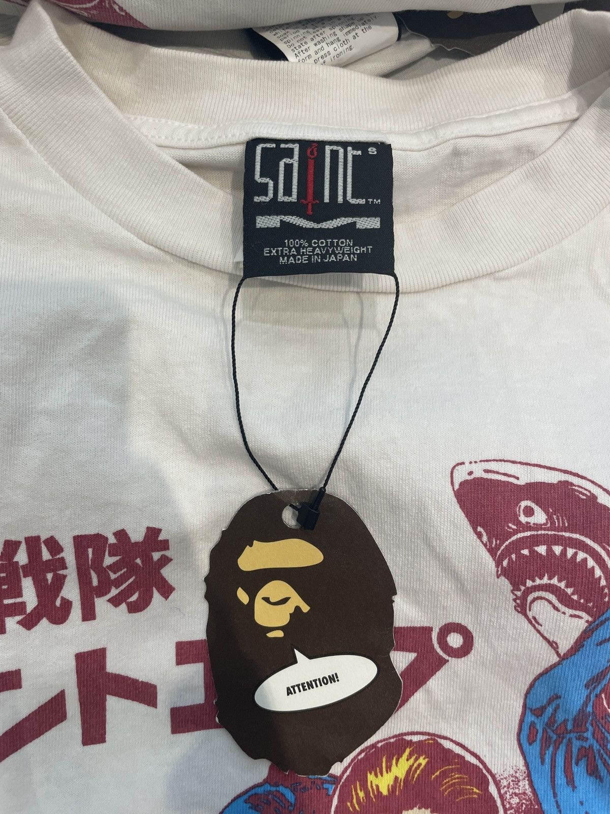 Bape × Saint Michael Saint Michael x Bape Space Shirt Size US S / EU 44-46 / 1 - 4 Thumbnail