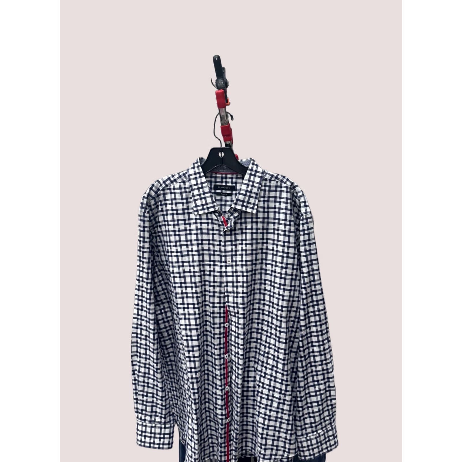 BUGATCHI Bugatchi Uomo LONG SLEEVE SHIRT 2XL XXL Multicolor Geomtric Men’s Shirt Size US XXL / EU 58 / 5 - 1 Thumbnail