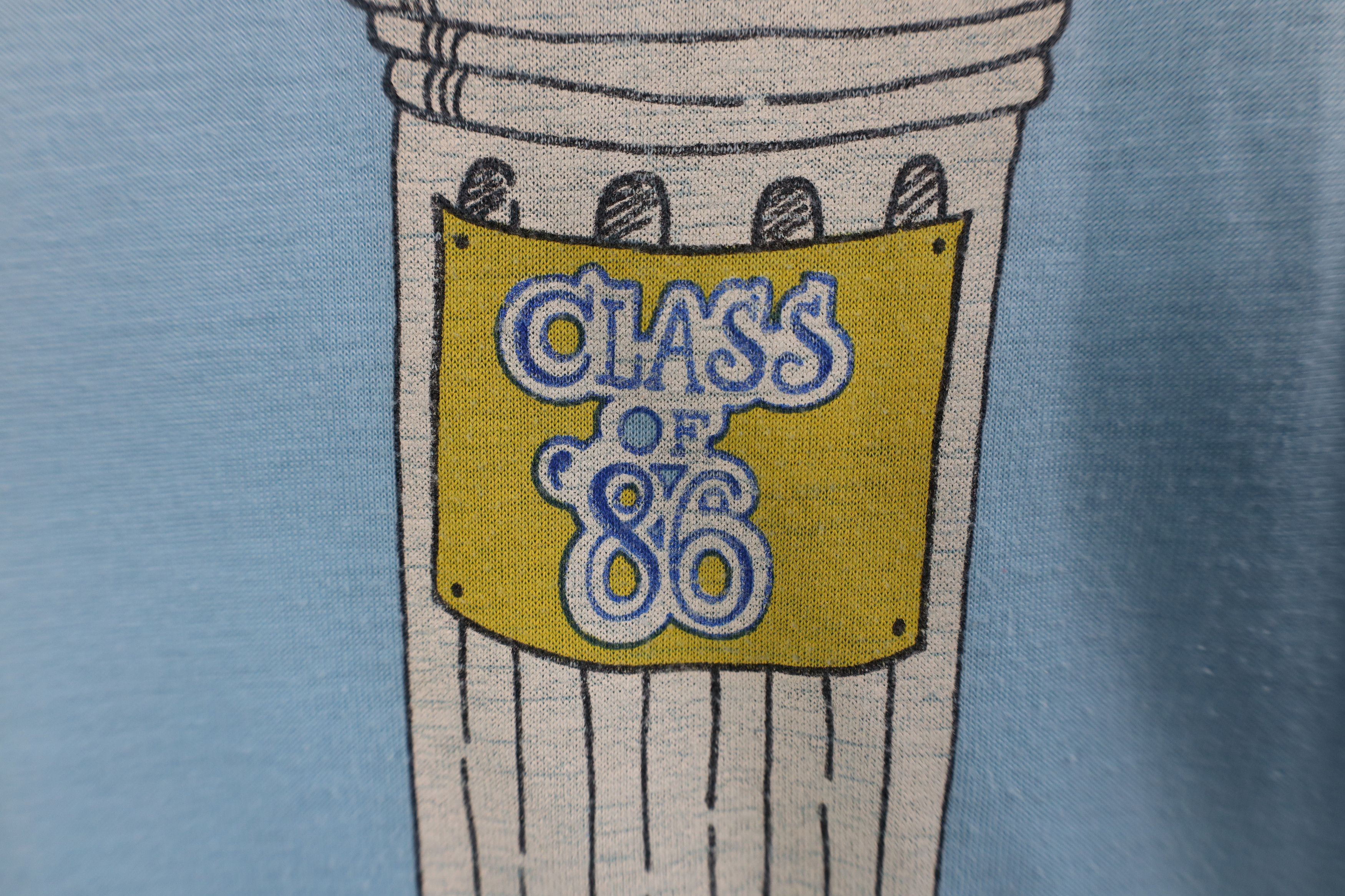 Vintage Vintage 80s Ziggy Comic Class of 1986 Sleep T-Shirt USA Size S / US 4 / IT 40 - 6 Thumbnail