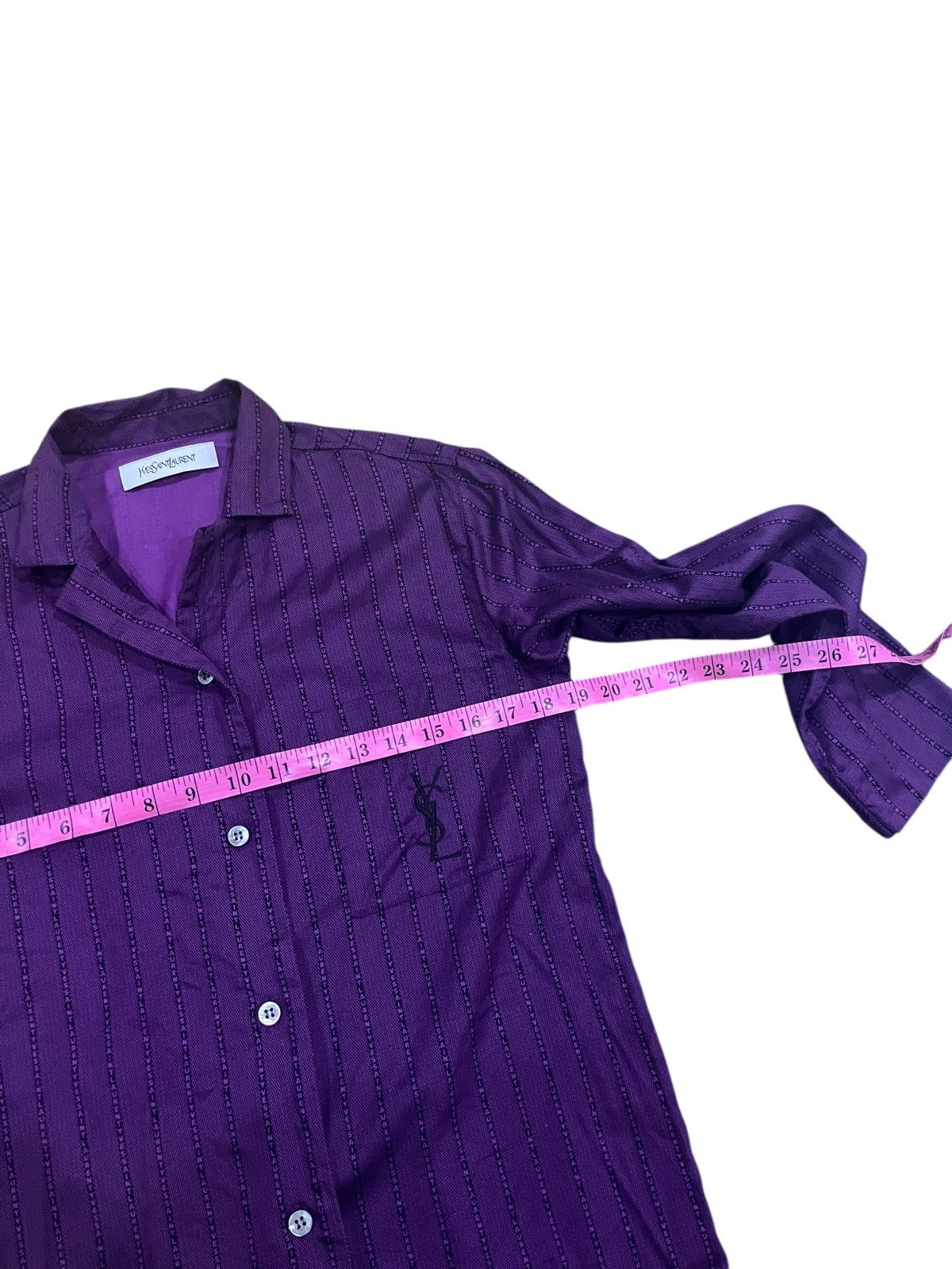 Yves Saint Laurent YvesSaintLaurent full print button upp Size M / US 6-8 / IT 42-44 - 12 Thumbnail